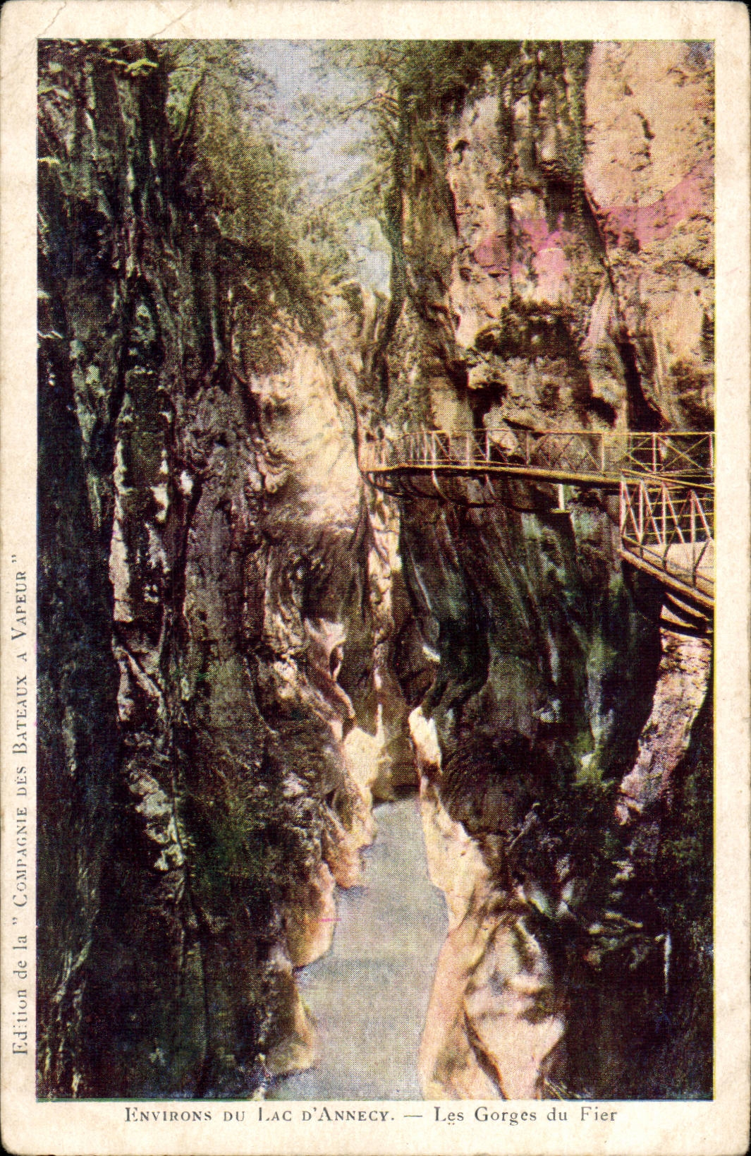 CPA Surroundings of the Annecy Lake throats of Trusting