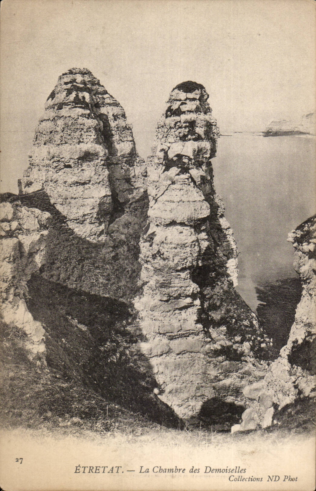 Etretat CPA the room of the young ladies