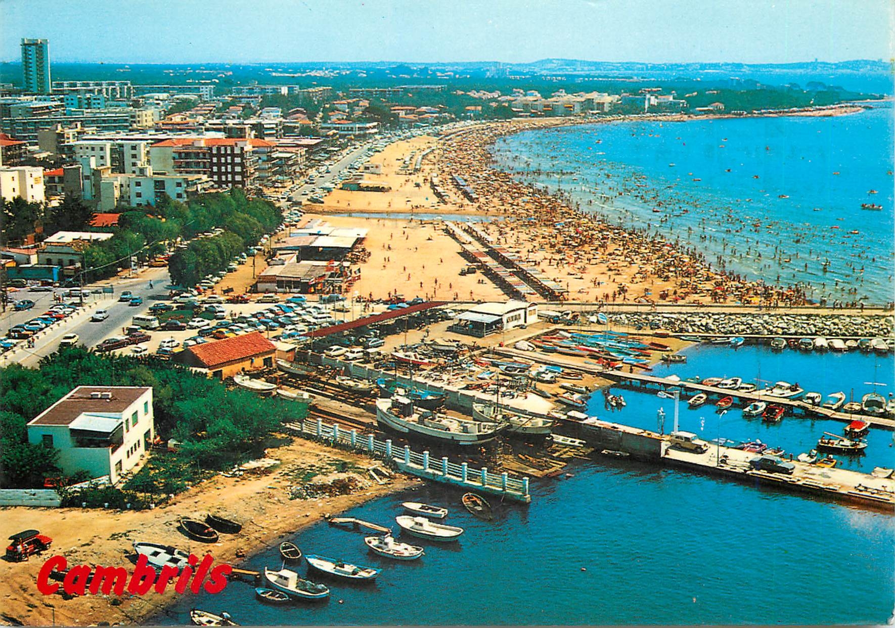 CPM Cambrils (tarragona) costa dorada le port et la plage