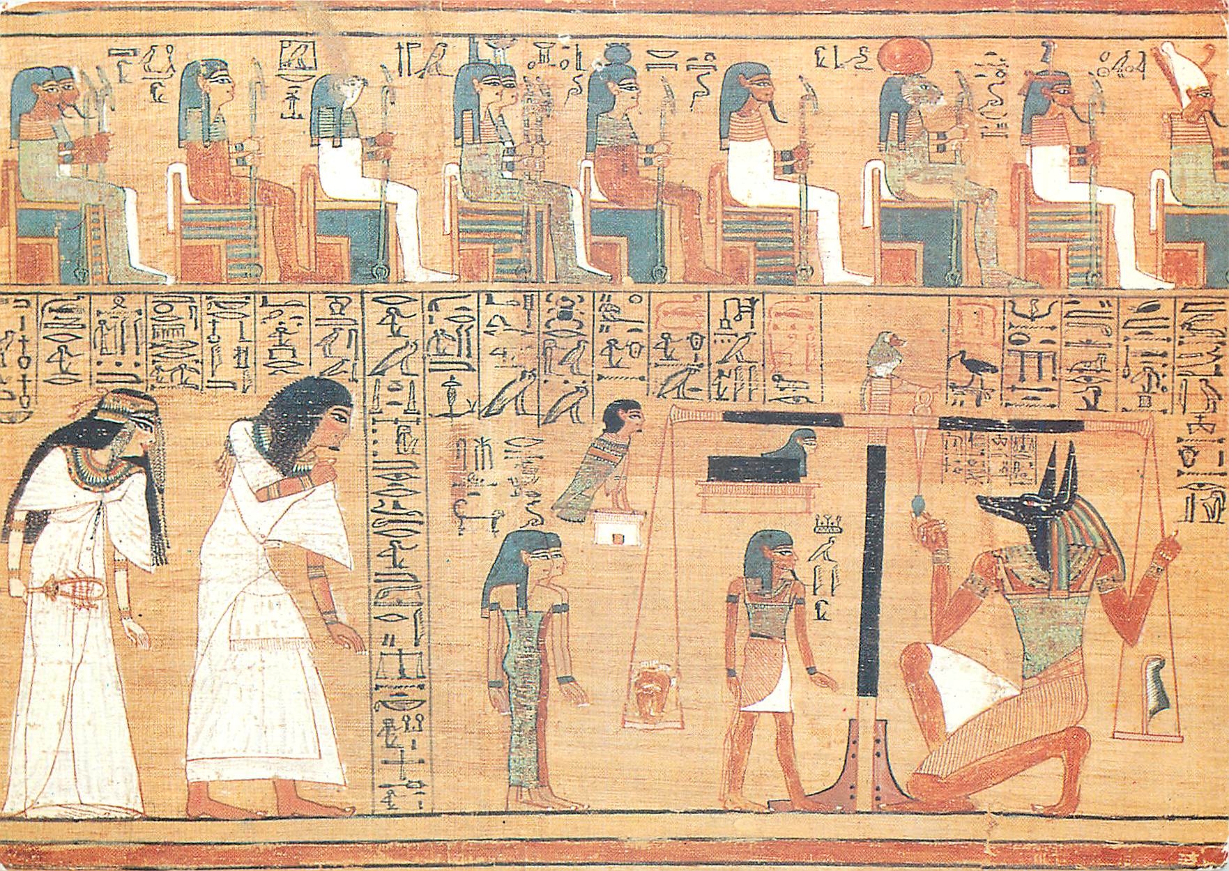 CPM The British Museum Weighing of the Heart Egypte