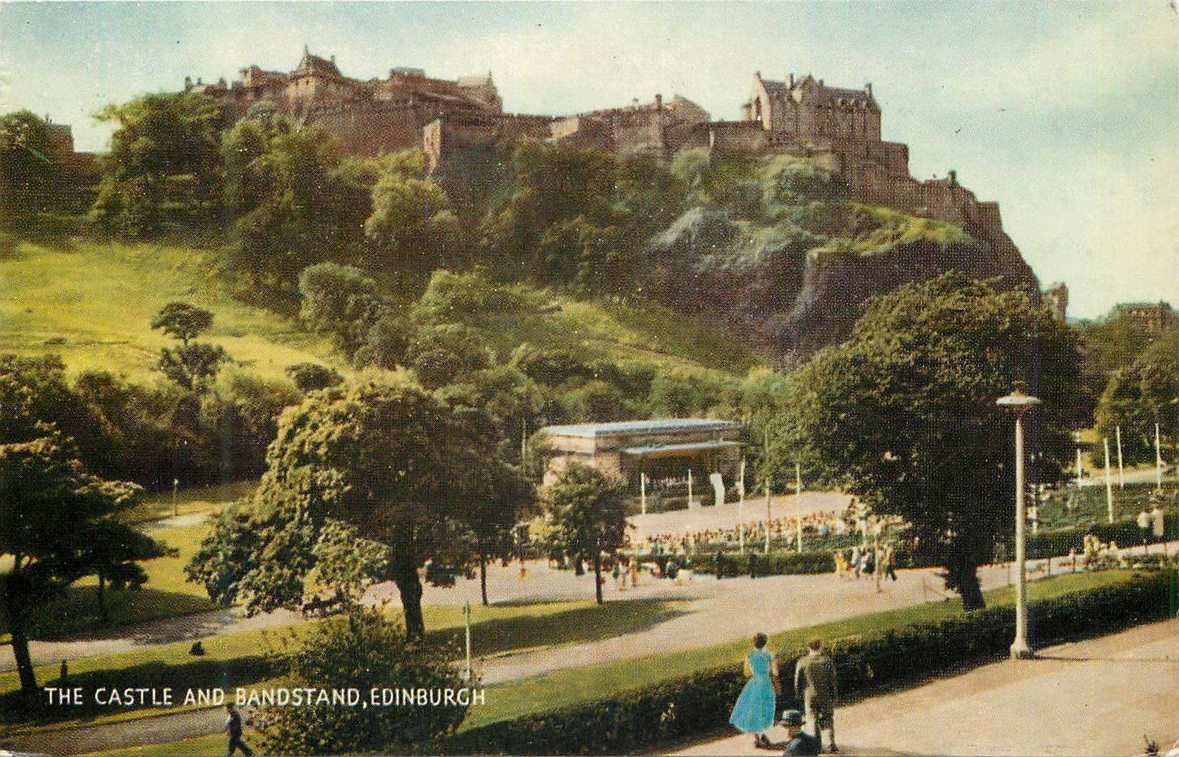 CPM Edinburgh The Castle and Bandstand