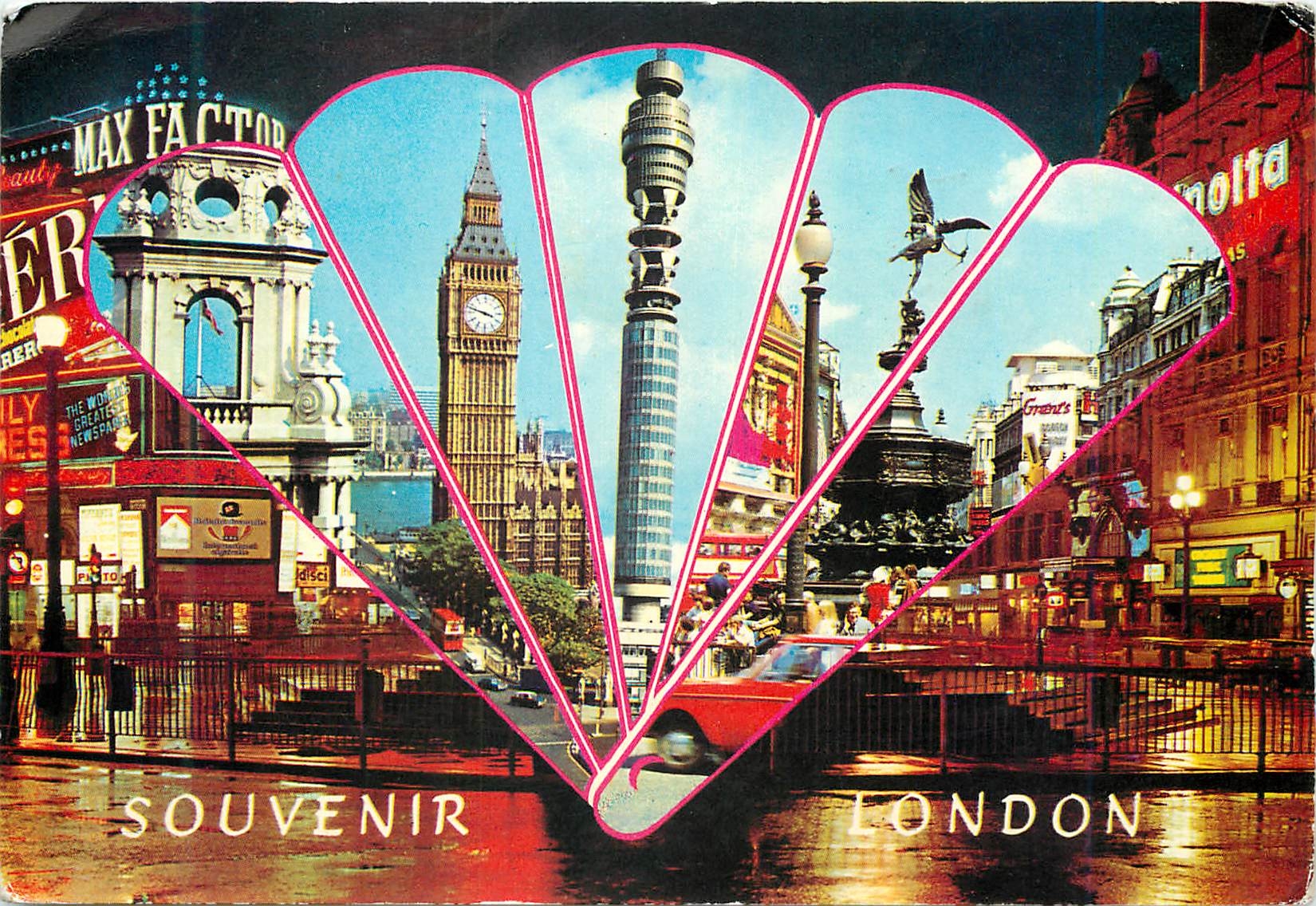 CPM Big Ben Post Office Tower Piccadilly Circus London