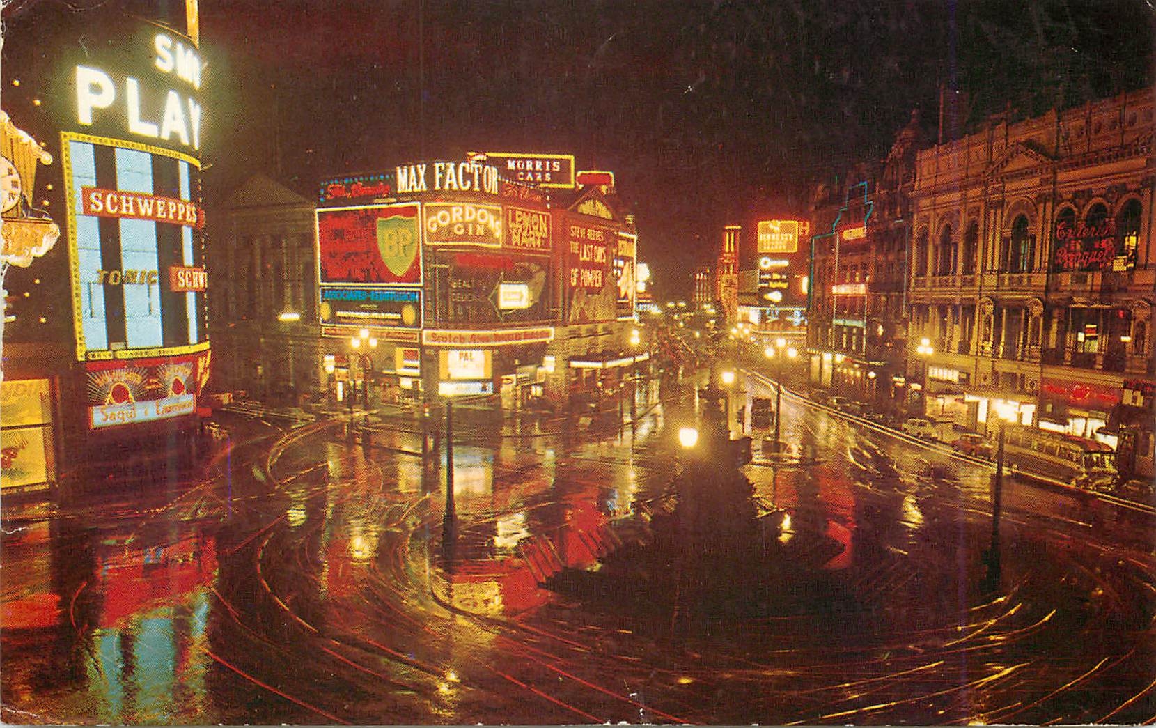 CPM Piccadilly at Night London