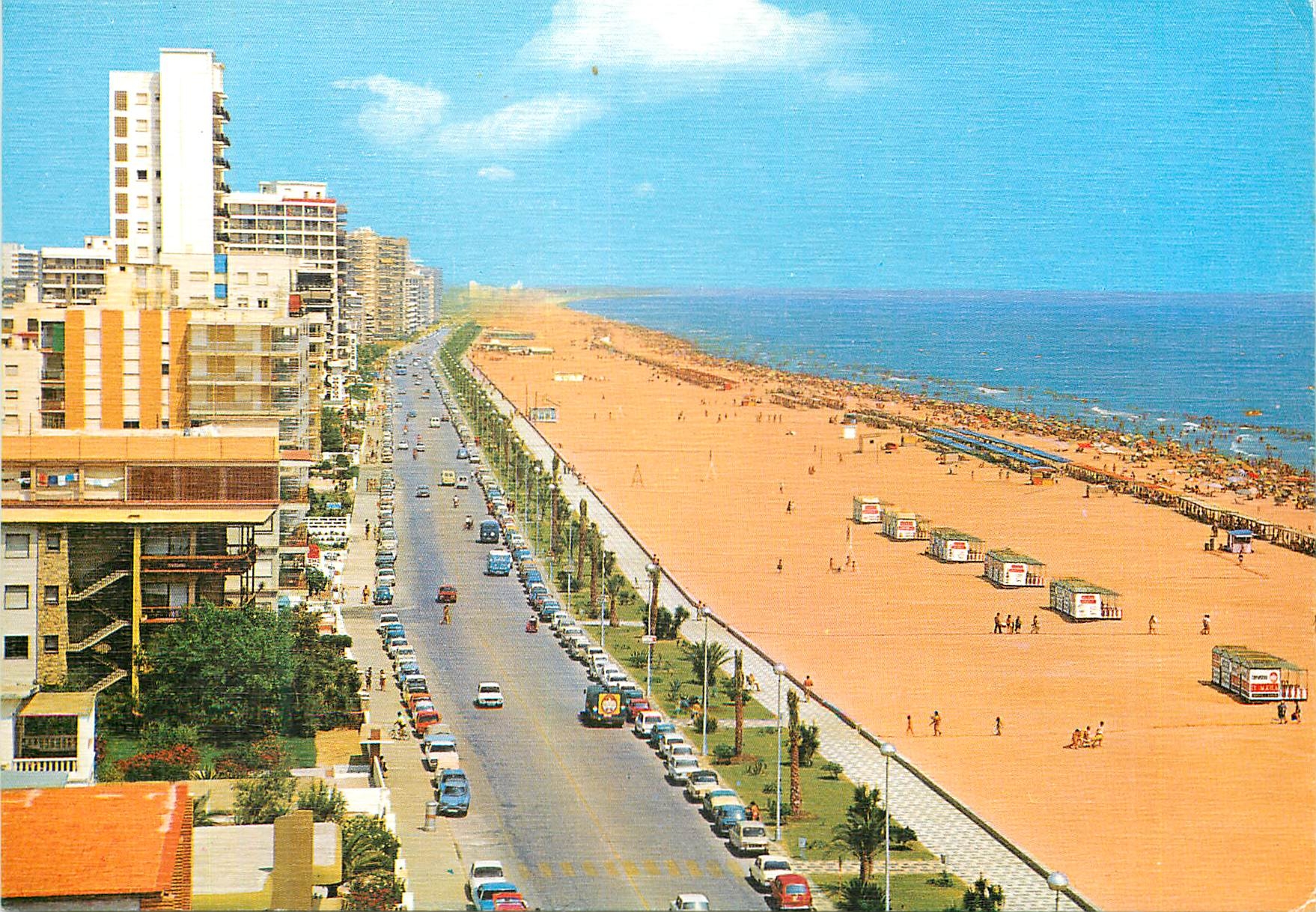 CPM Gandia Valencia Plage et Promenade Maritime 