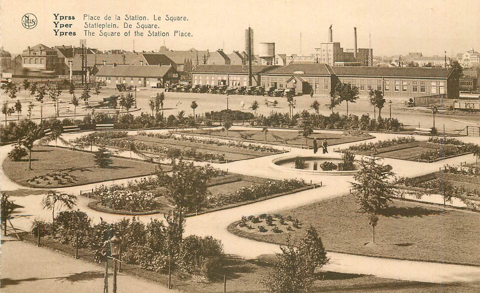 CPM Ypres Place de la Station Le Square