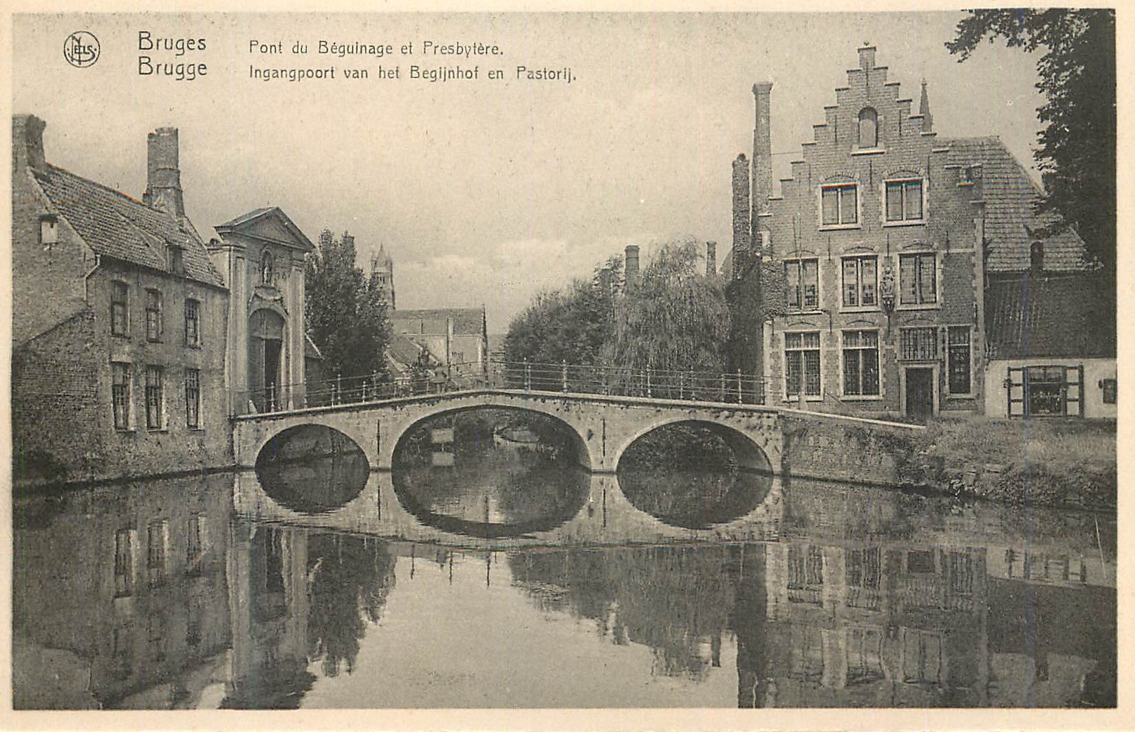 CPM Bruges Pont du Beguinage et Presbytere