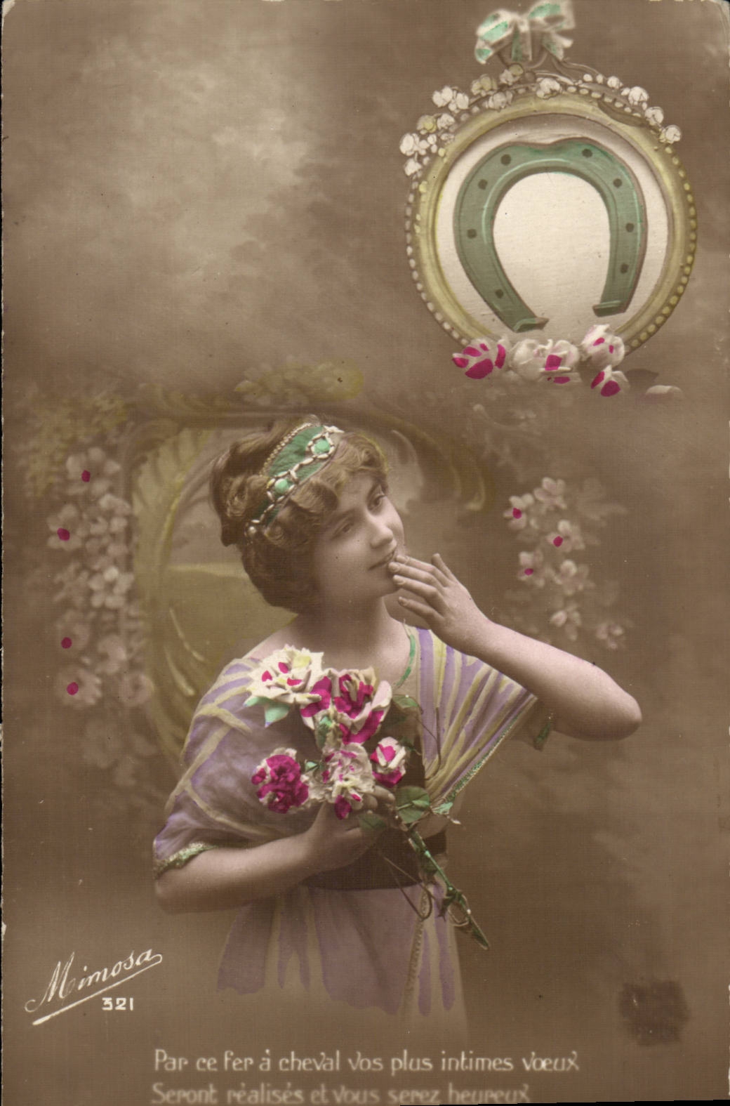 CPA Fantasy Woman Horseshoe