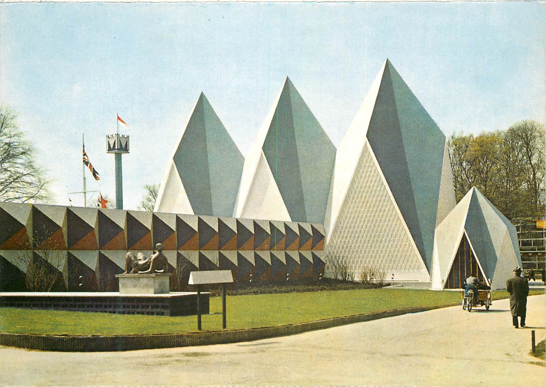 CPM Exposition Universelle de Bruxelles Pavillon de la Grande Bretagne 