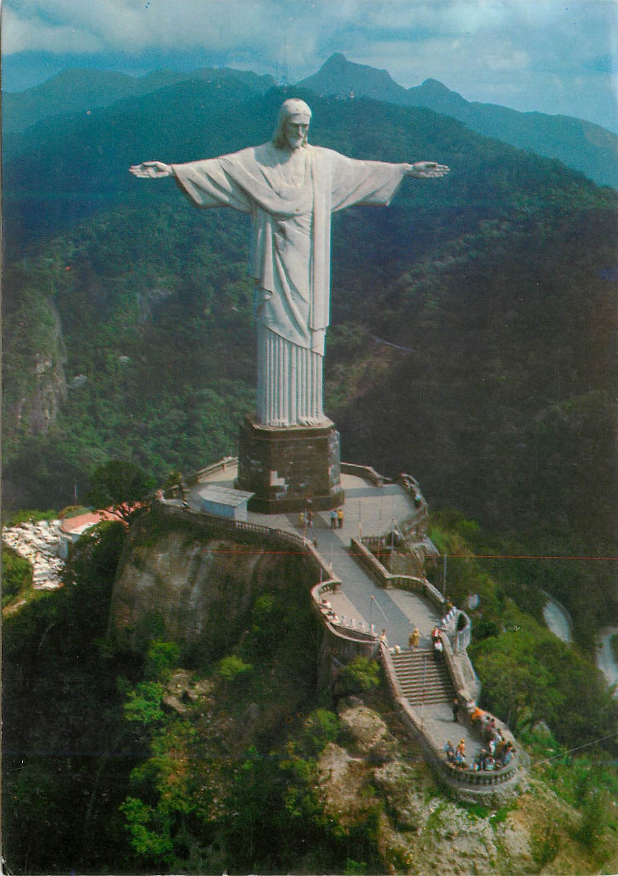 CPM Brasil Turistico Rio de Janeiro Monument to Jesus Christ the Redeemer 