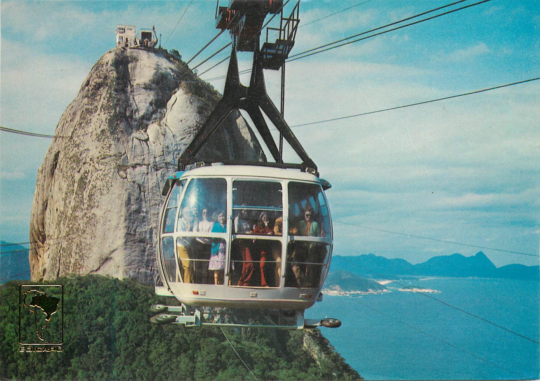CPM Brasil Rio de Janeiro Aerial car to the Pao de Acucar