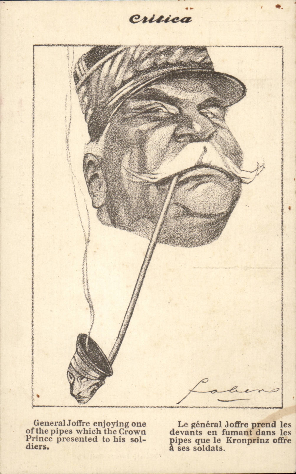 CPA Fantasy General Militaria Joffre