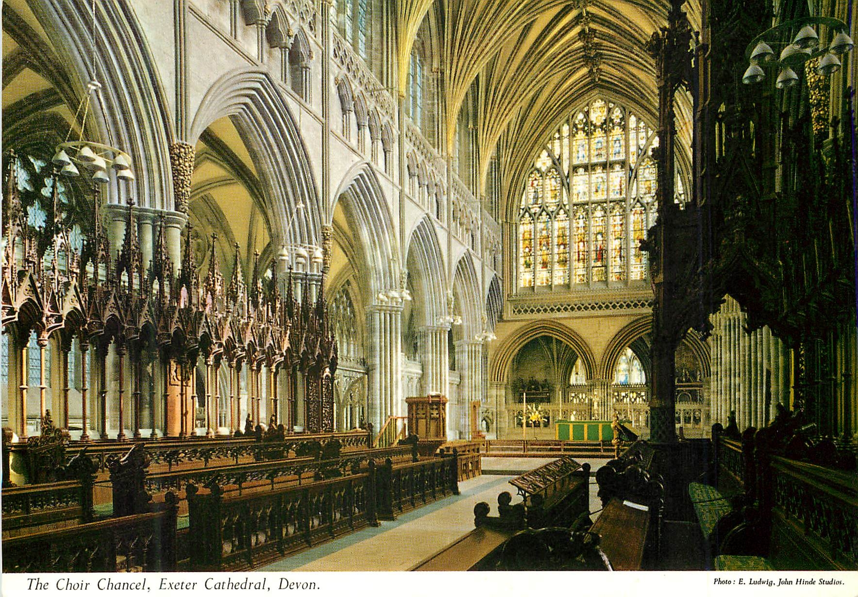 CPM The choir chancel exeter cathedral devon