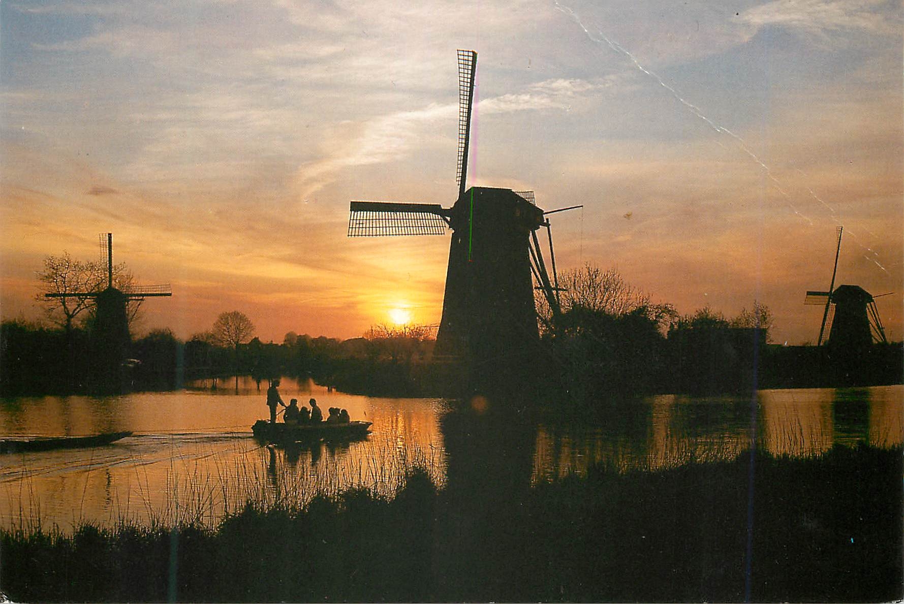 CPM Kinderdijk Holland Moulin a vent