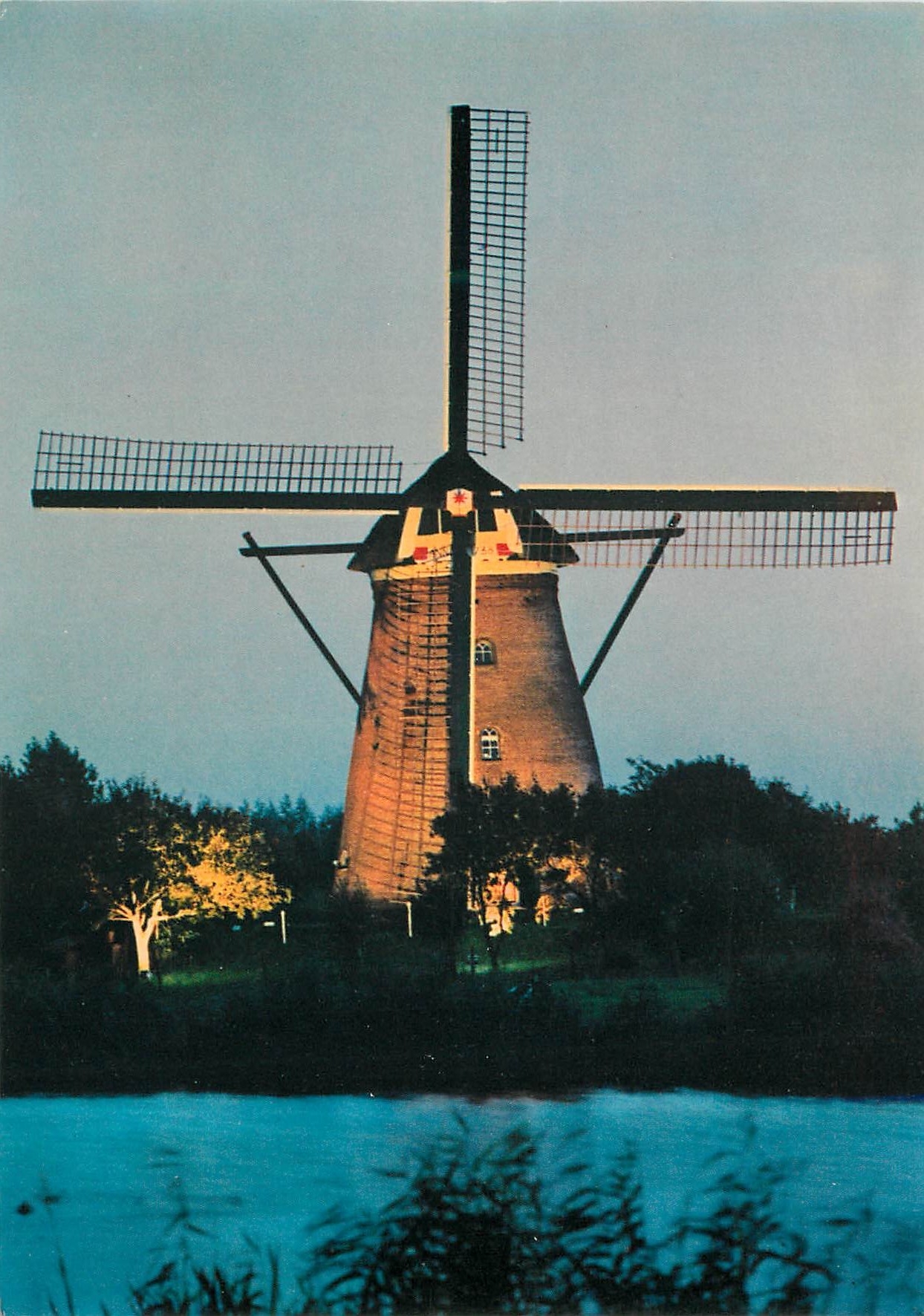 CPM Kinderdijk Holland Moulin a vent