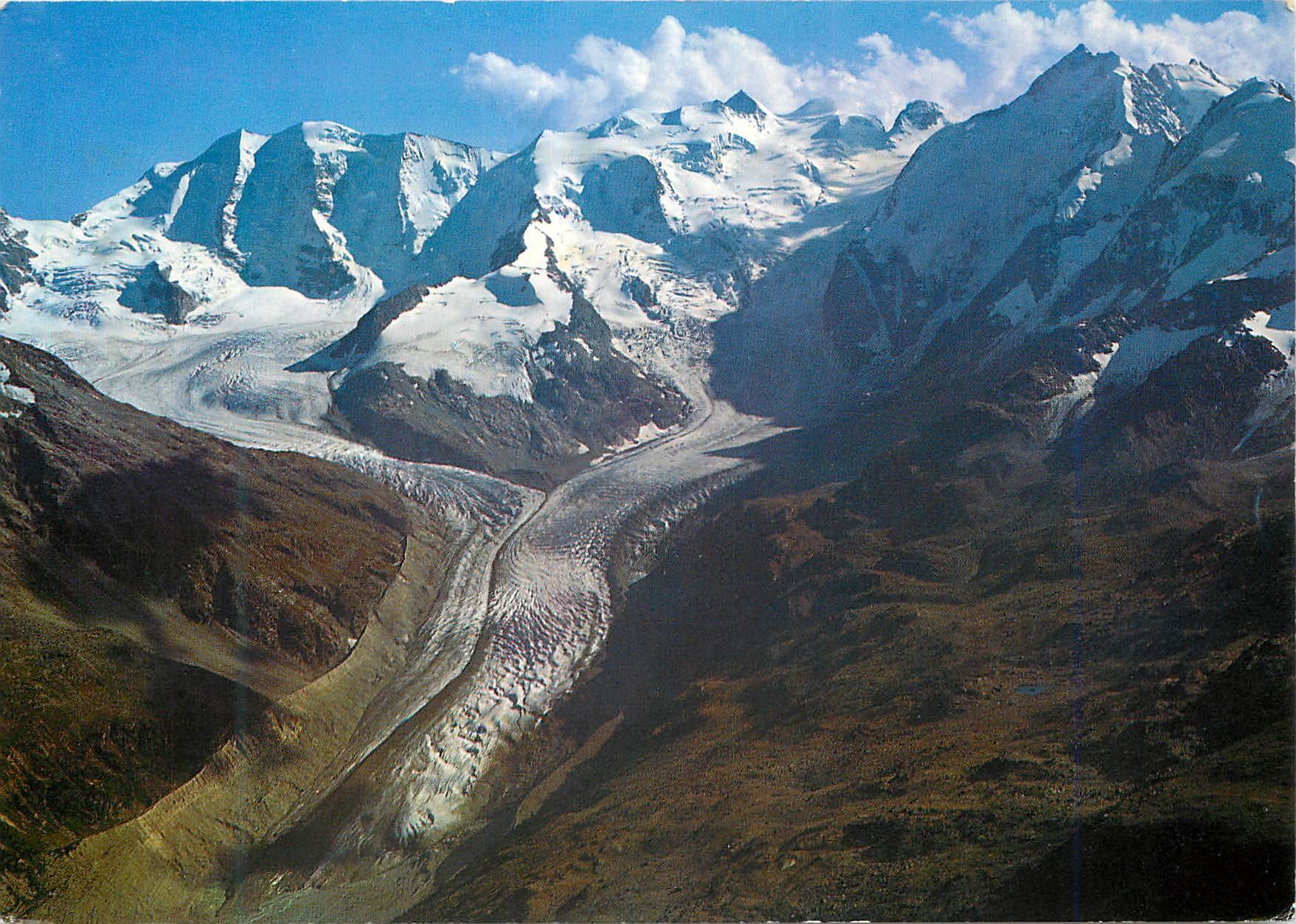 CPM Bernina Monteratschgletscher bei Pontresina Piz Palu Bellavista Piz Bernina