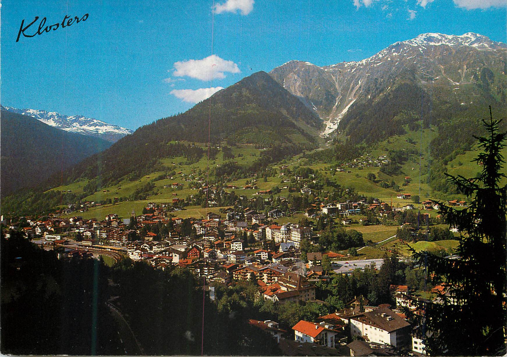CPA Klosters mit Aelpetispitz