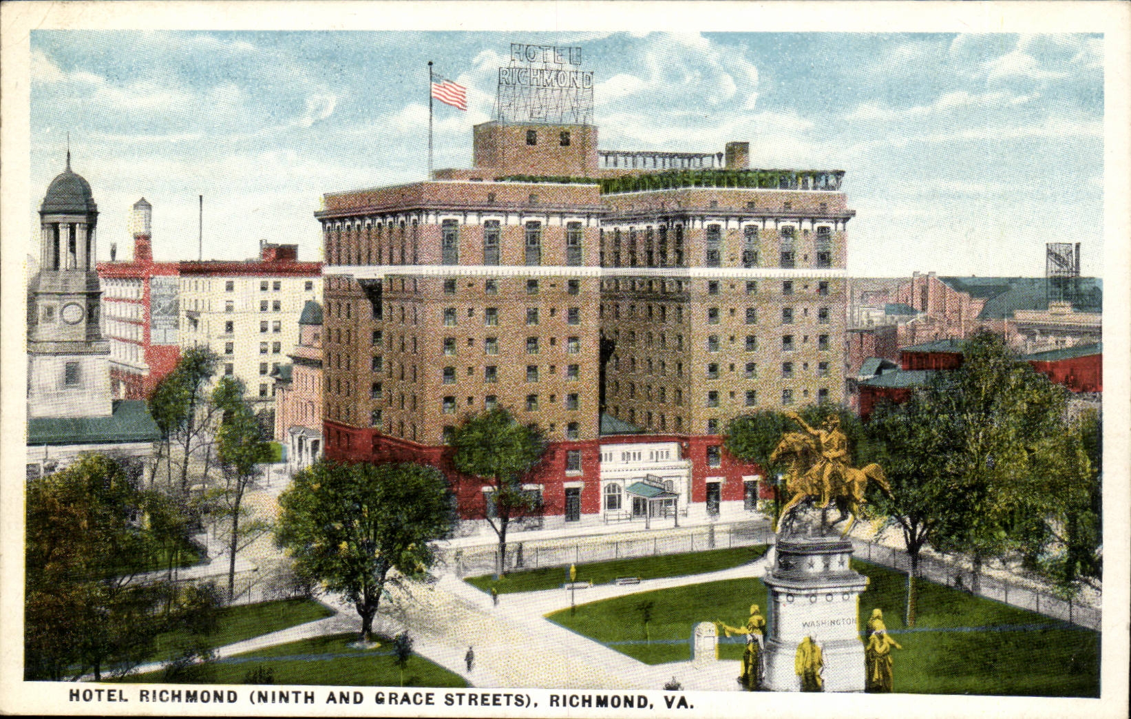 ETAS the Plain-USA Hotel Richmond Ninth and Grace Streets- Virginia-CPR