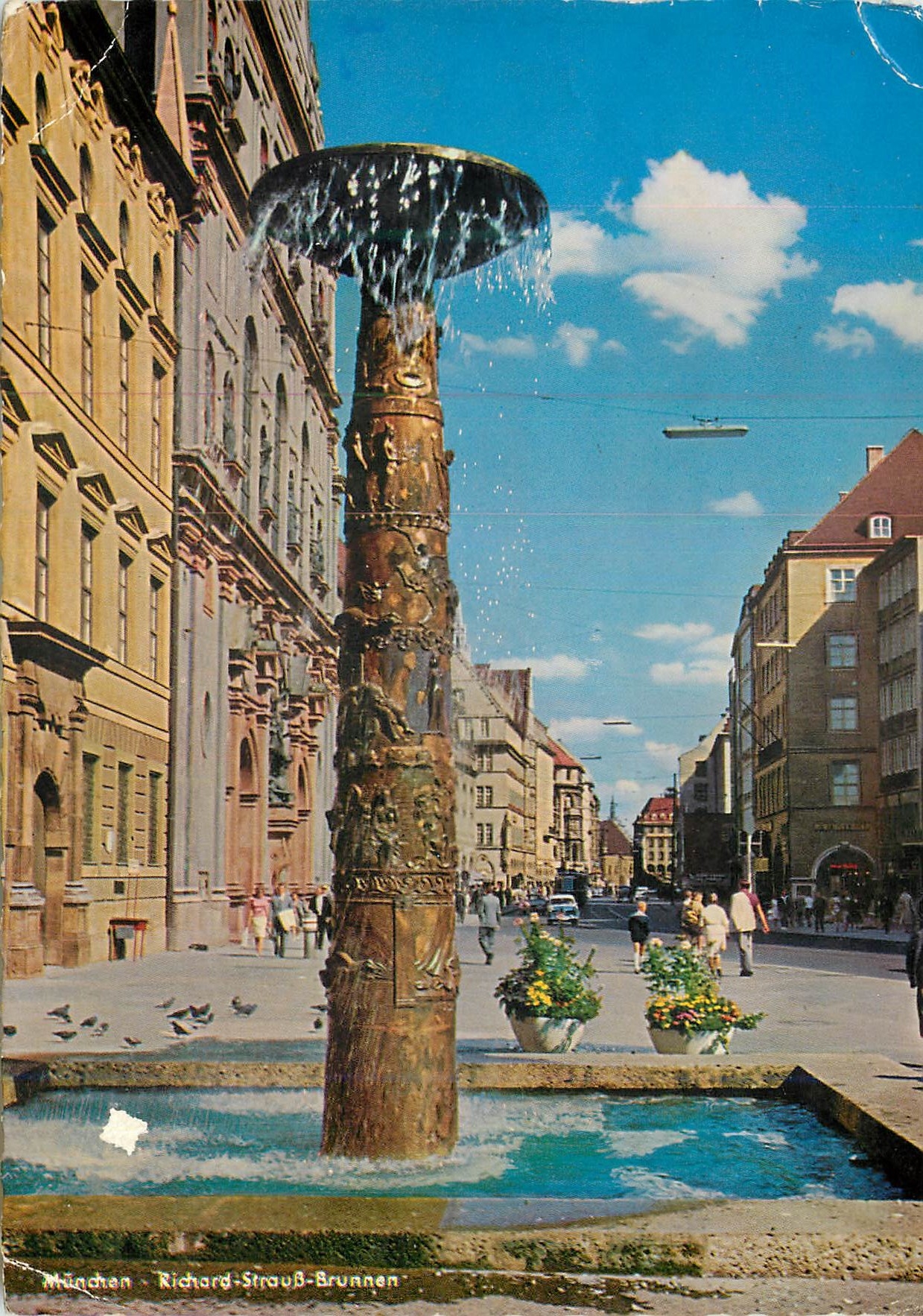 CPM La fontaine de Richard Strauss