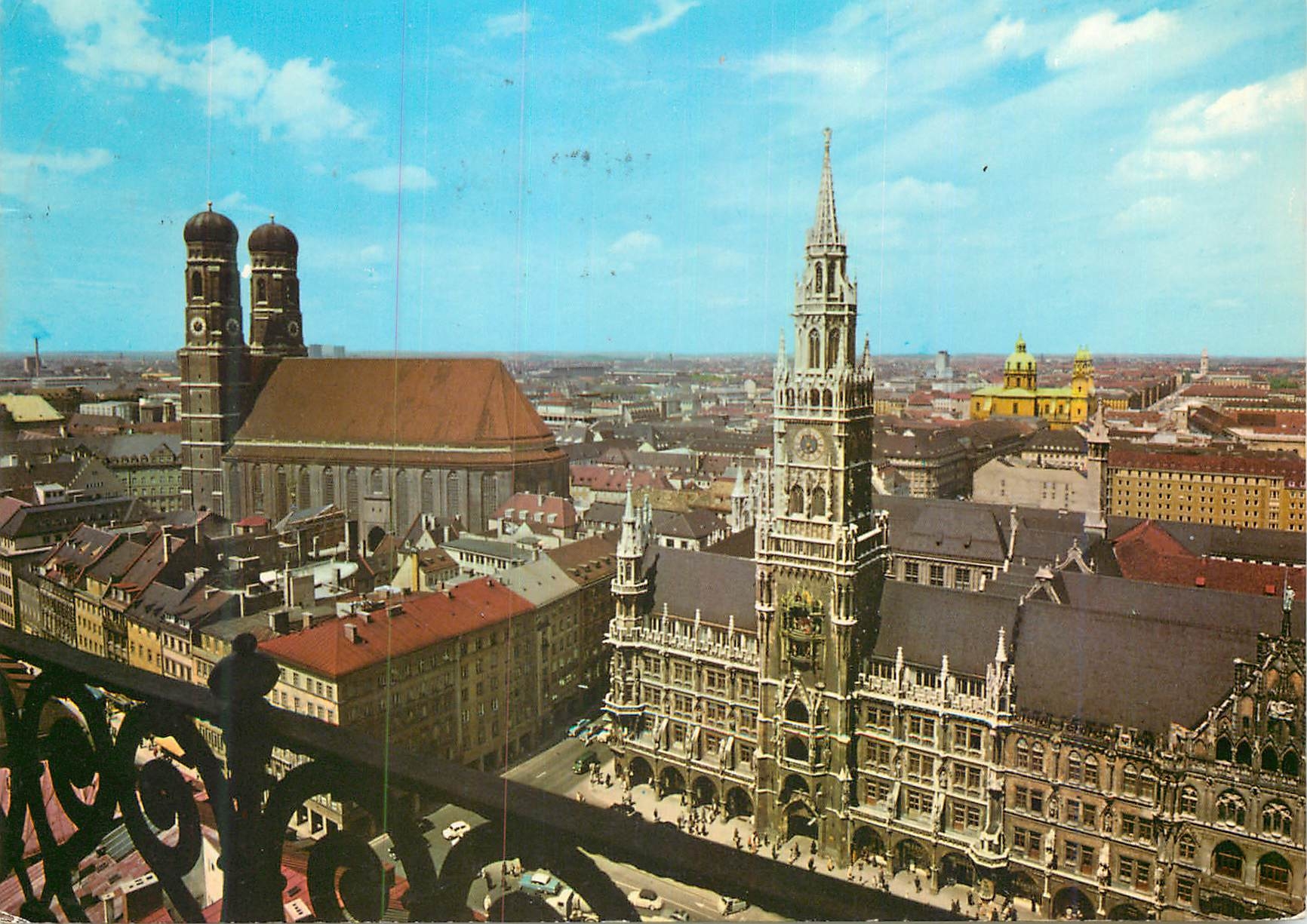 CPM Blick vom Alten Peter auf Rathaus und Frauenkirche