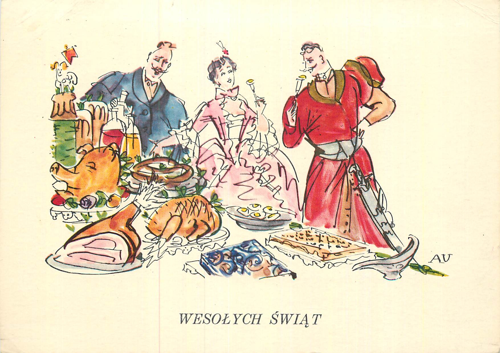 CPM Wesolych Swiat