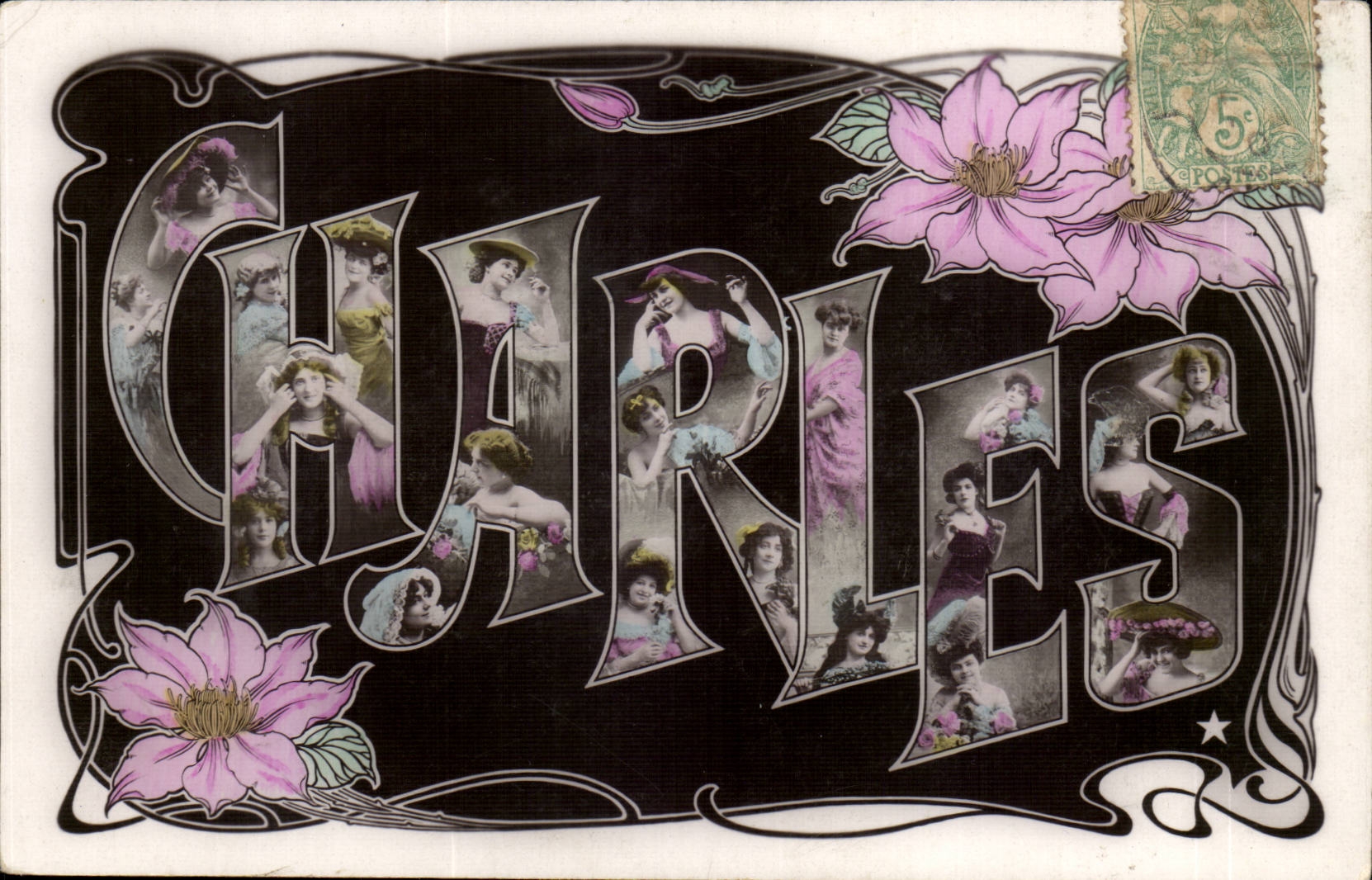 CPA Fantaisie Prenom Charles