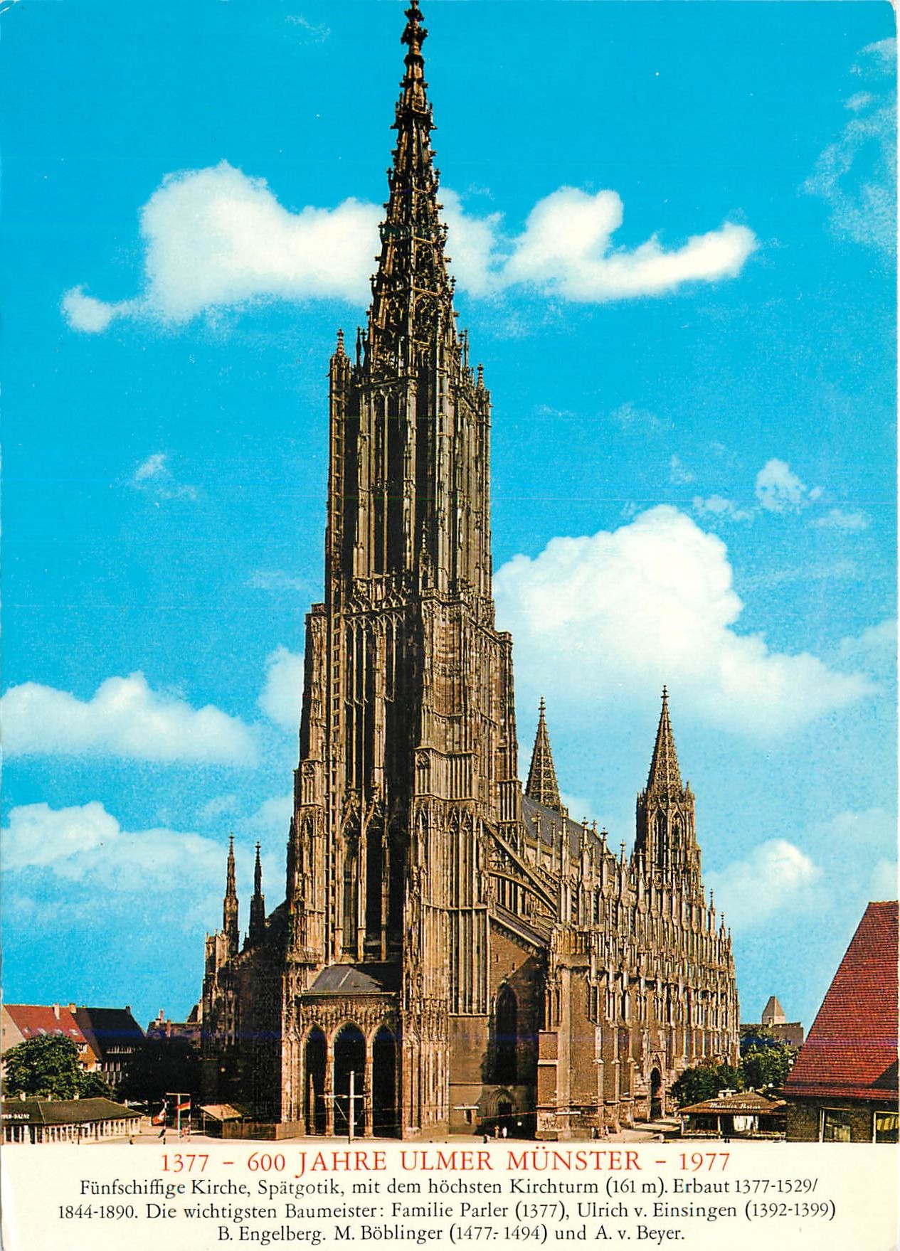 CPM Jahre Ulmer Munster Ulm a.d Donau