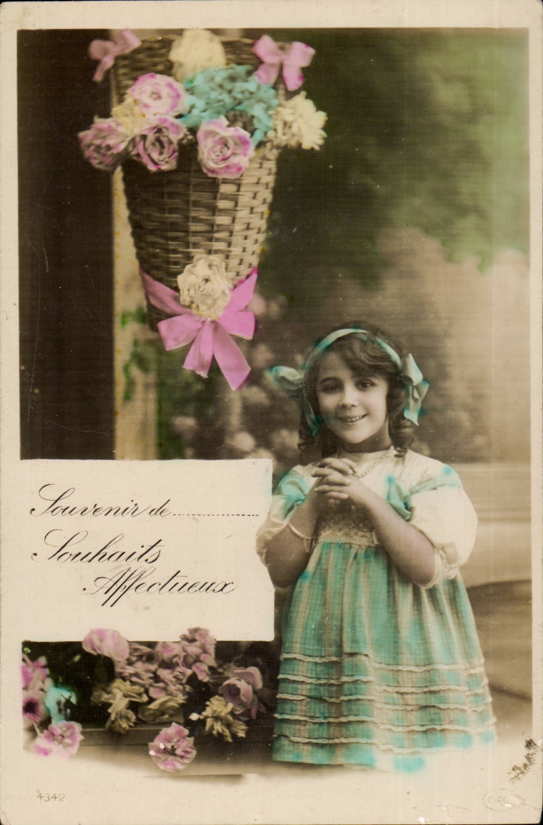 CPA Fantasy Child affectionate Souvenir