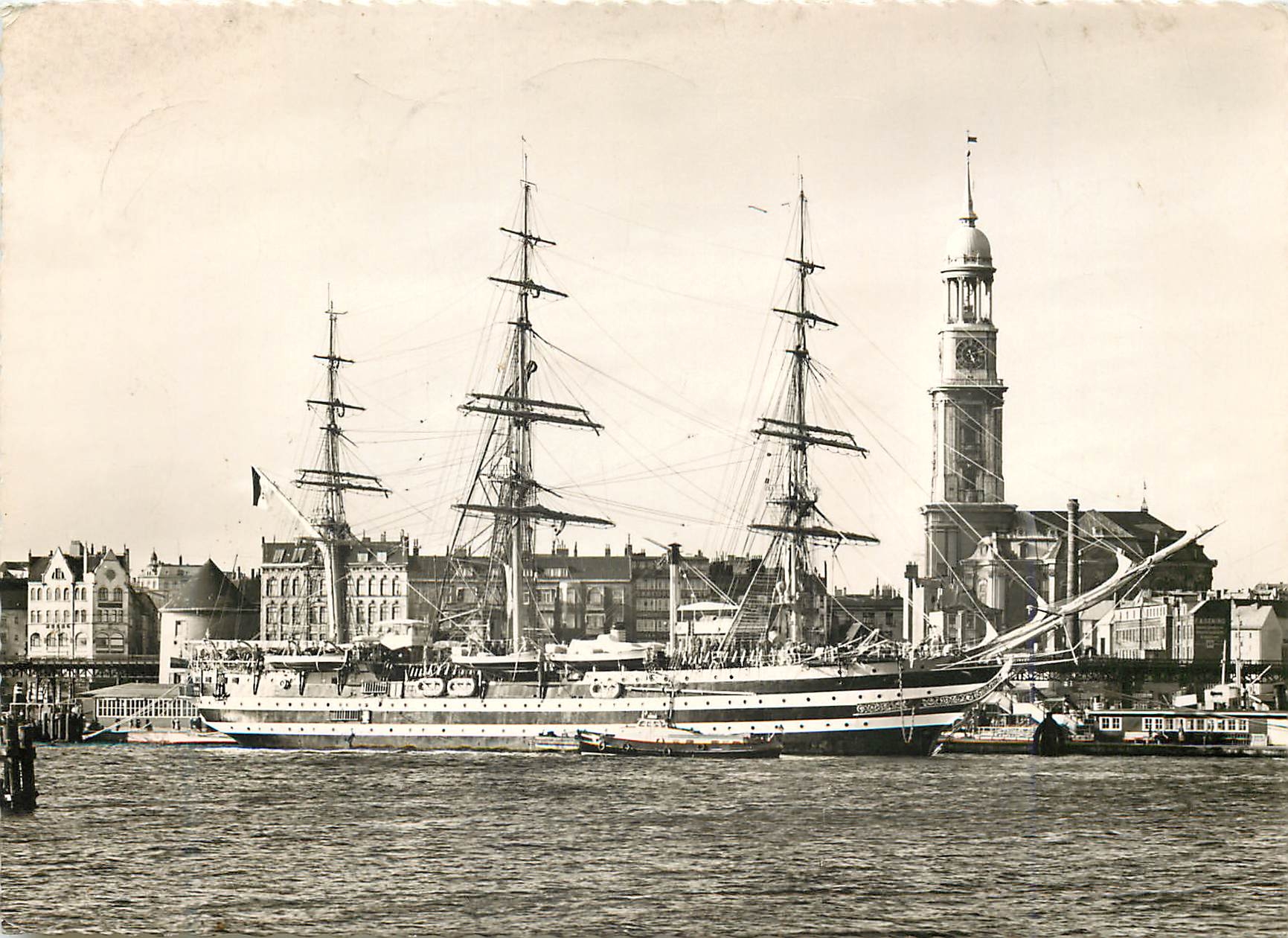 CPM Hamburg Auslands-Segler Uberseebrucke Bateai