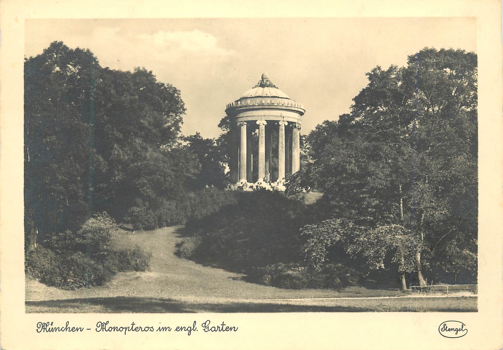 CPM Munchen Monopteros im engl. Garten