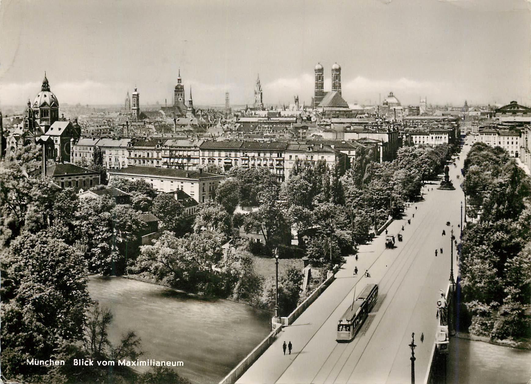 CPM Munchen Blick vom Maximilianeum