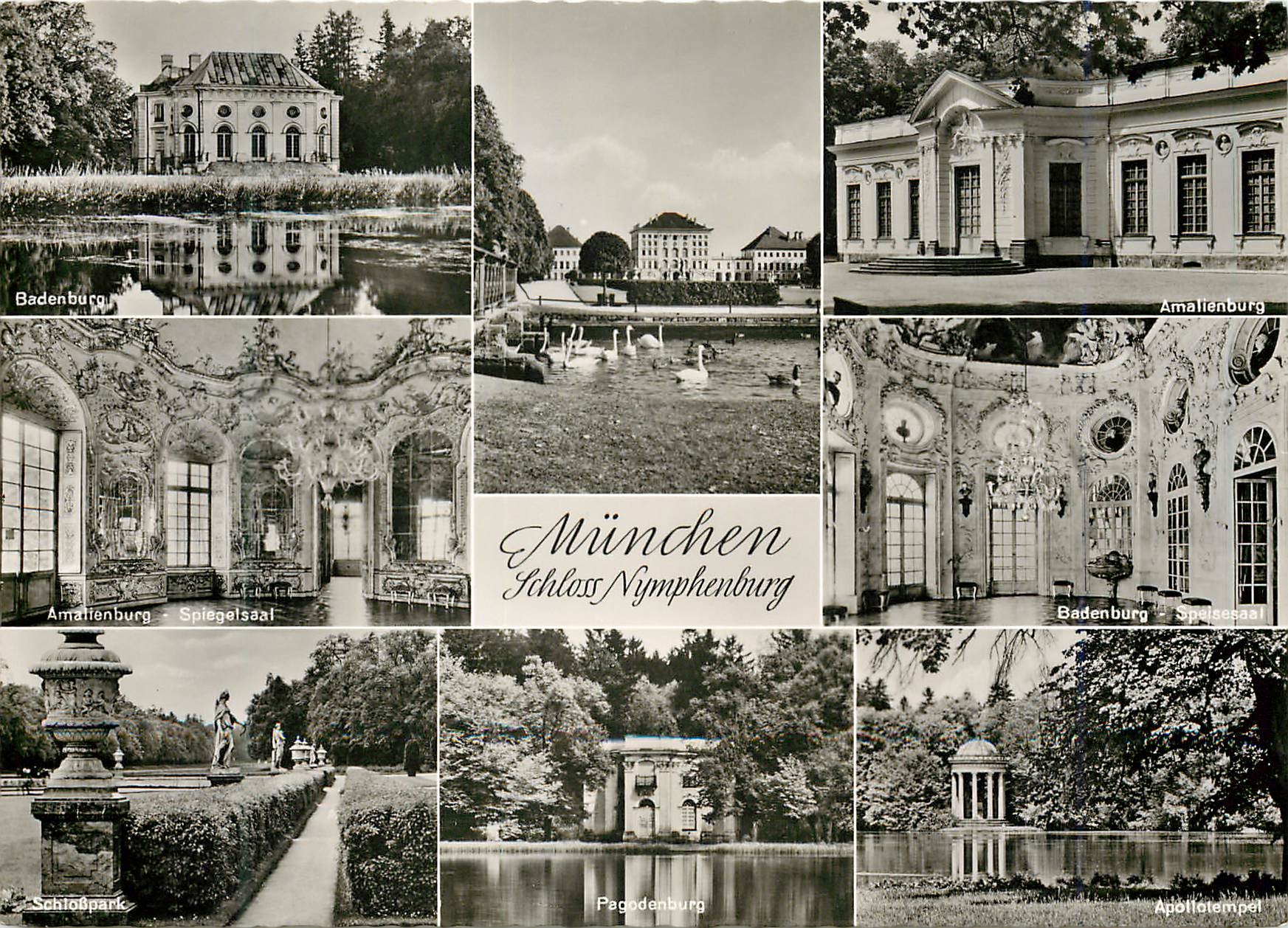 CPM Munchen Schloss Nymphenburg