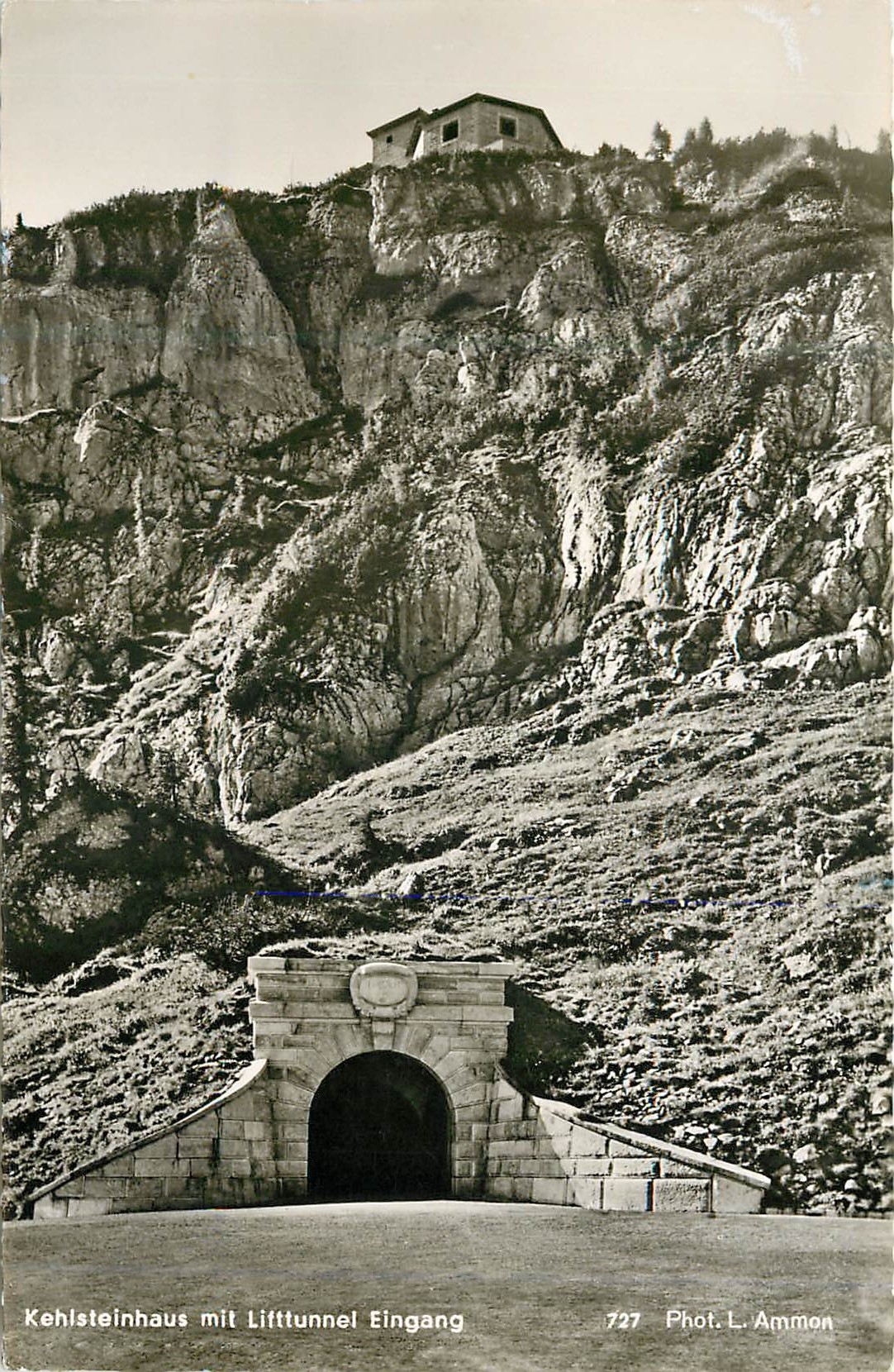 CPM Kehlsteinhaus mit Lifttunnel Eingang Berchtesgaden