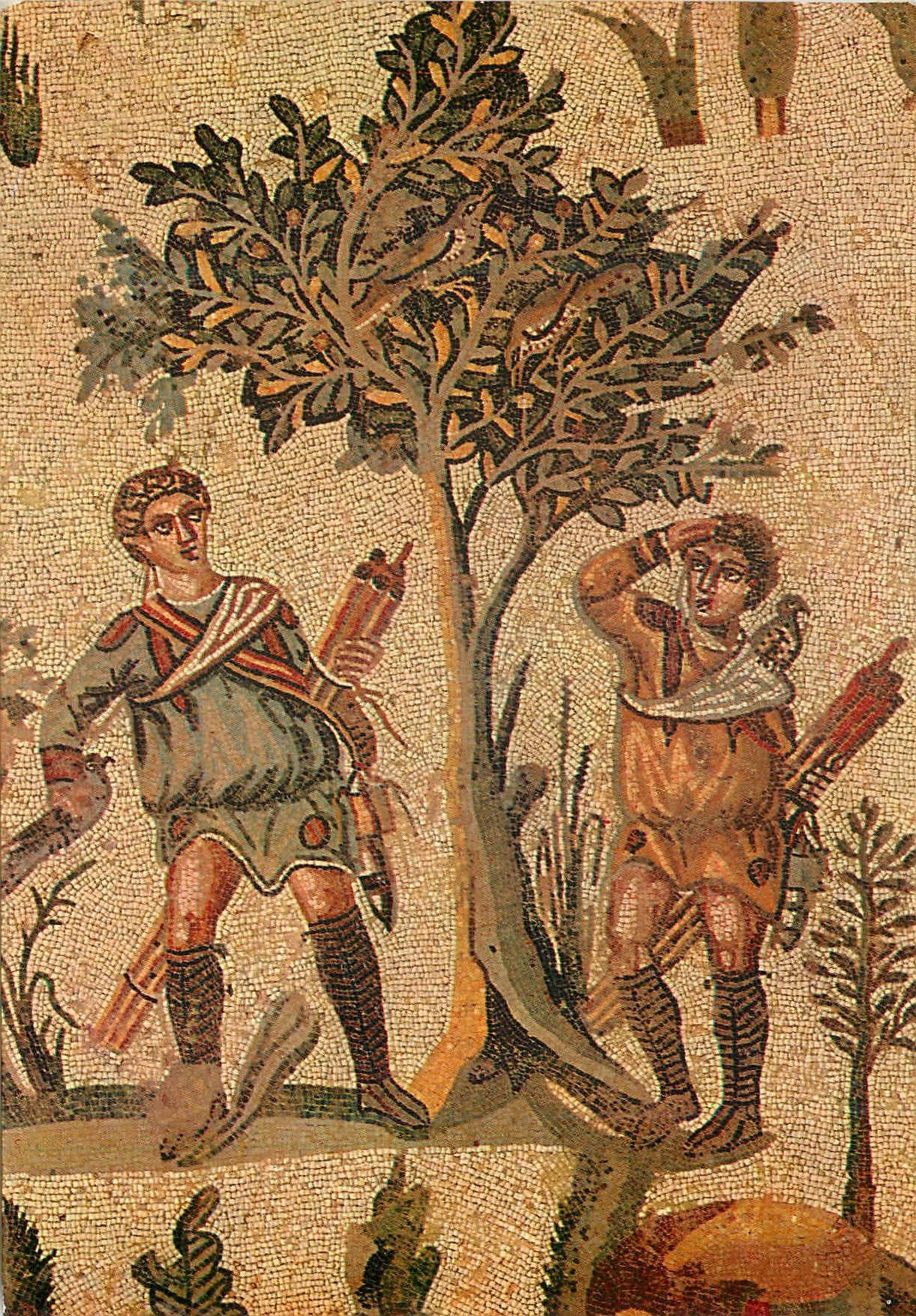 CPM Piazza Armerina - Sala della Piccola Caccia - I Falconeri Mosaic