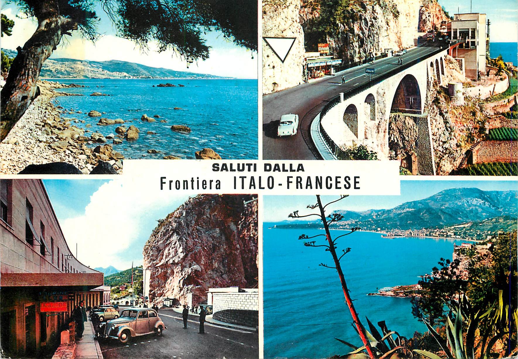 CPM Frontiera Italo-Francese Panorama