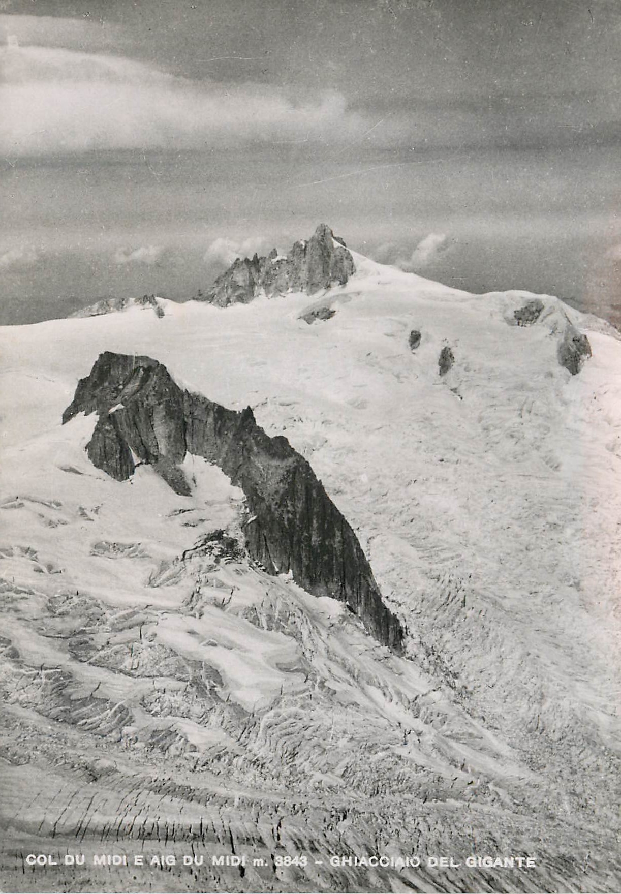 CPM Col e Aig du Midi - Ghiacoiaio del Gigante Torino