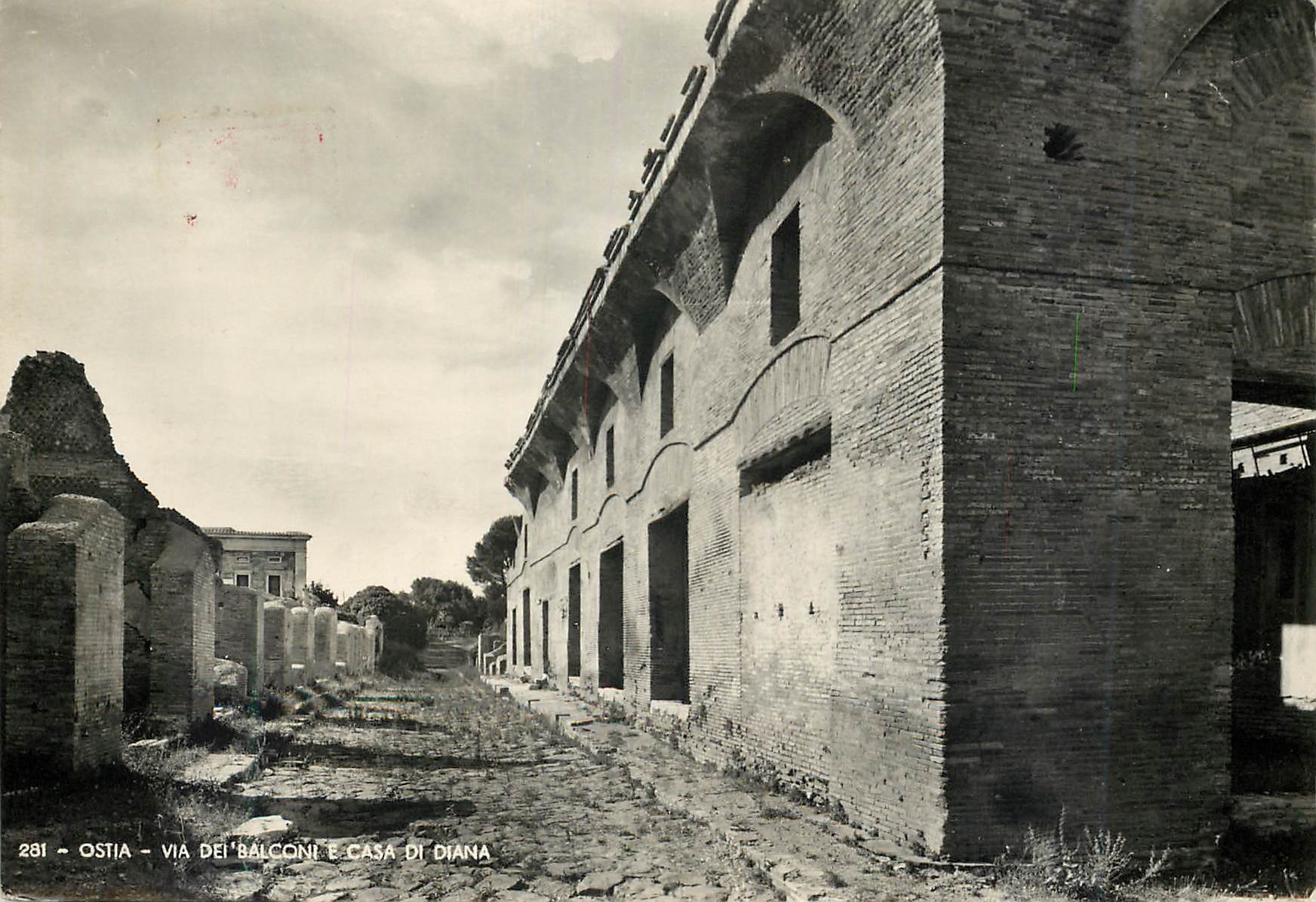 CPM Ostia Via Del Balconi E Casa Di Diana