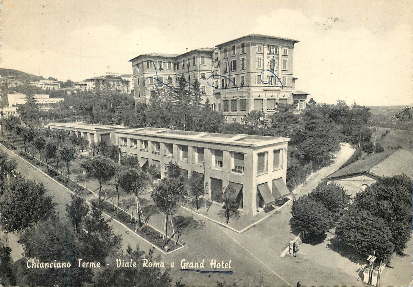 CPM Chianciano Terme Viale Roma e Grand Hotel (Avenue Rome et Grand Hotel)