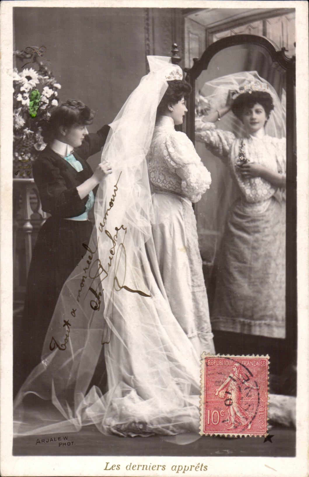 Fantasy - Fantasy - marriage - last finishes - cascading veil - CPA