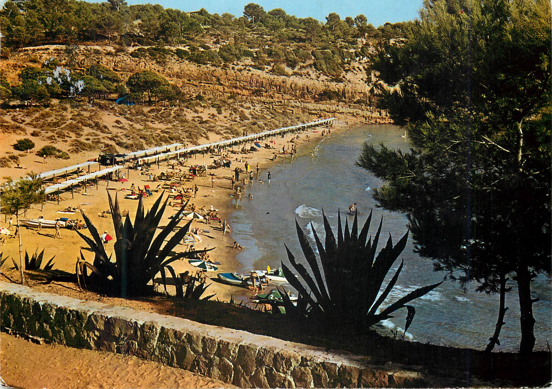 CPM Salou (Costa dorada) un detaille de la plage