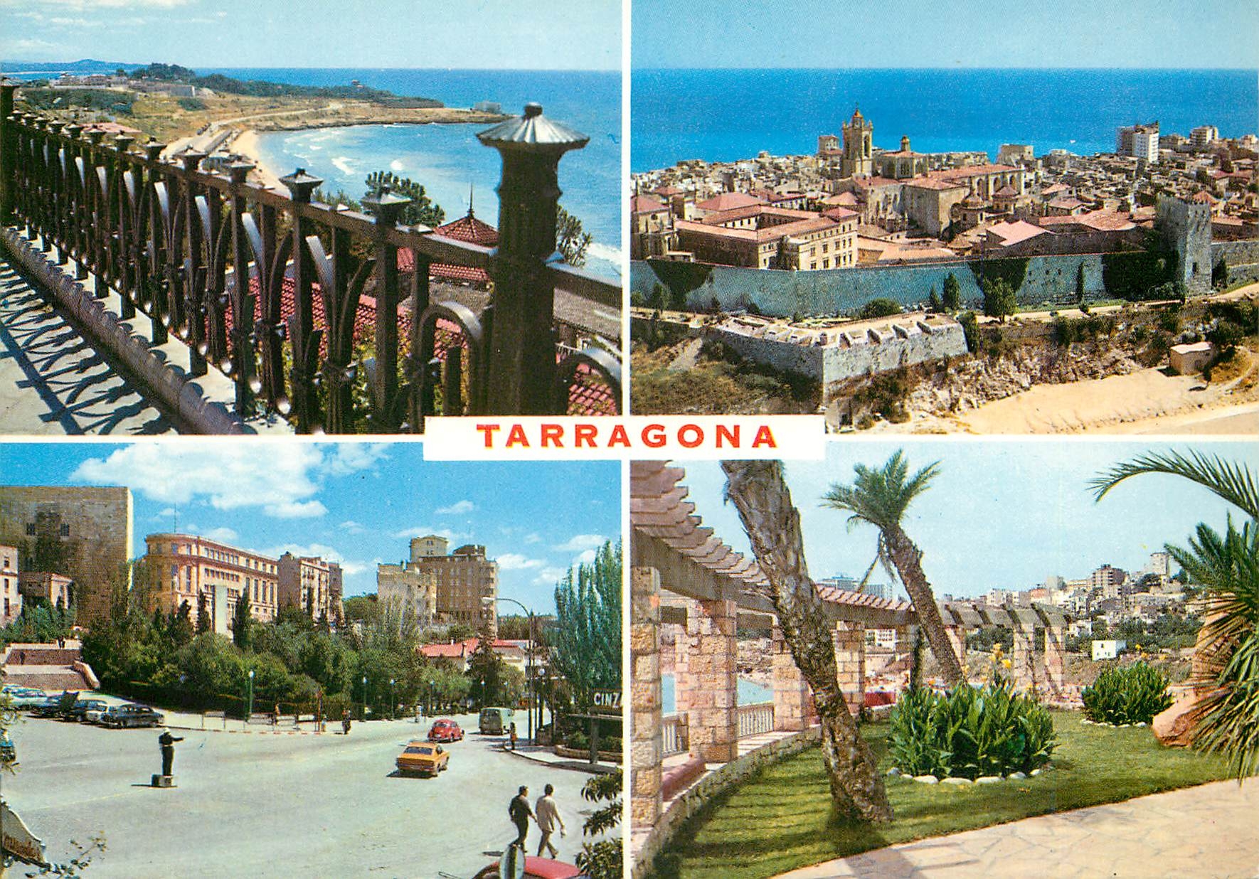CPM Tarragona (espana) costa dorada divers aspects de la ville