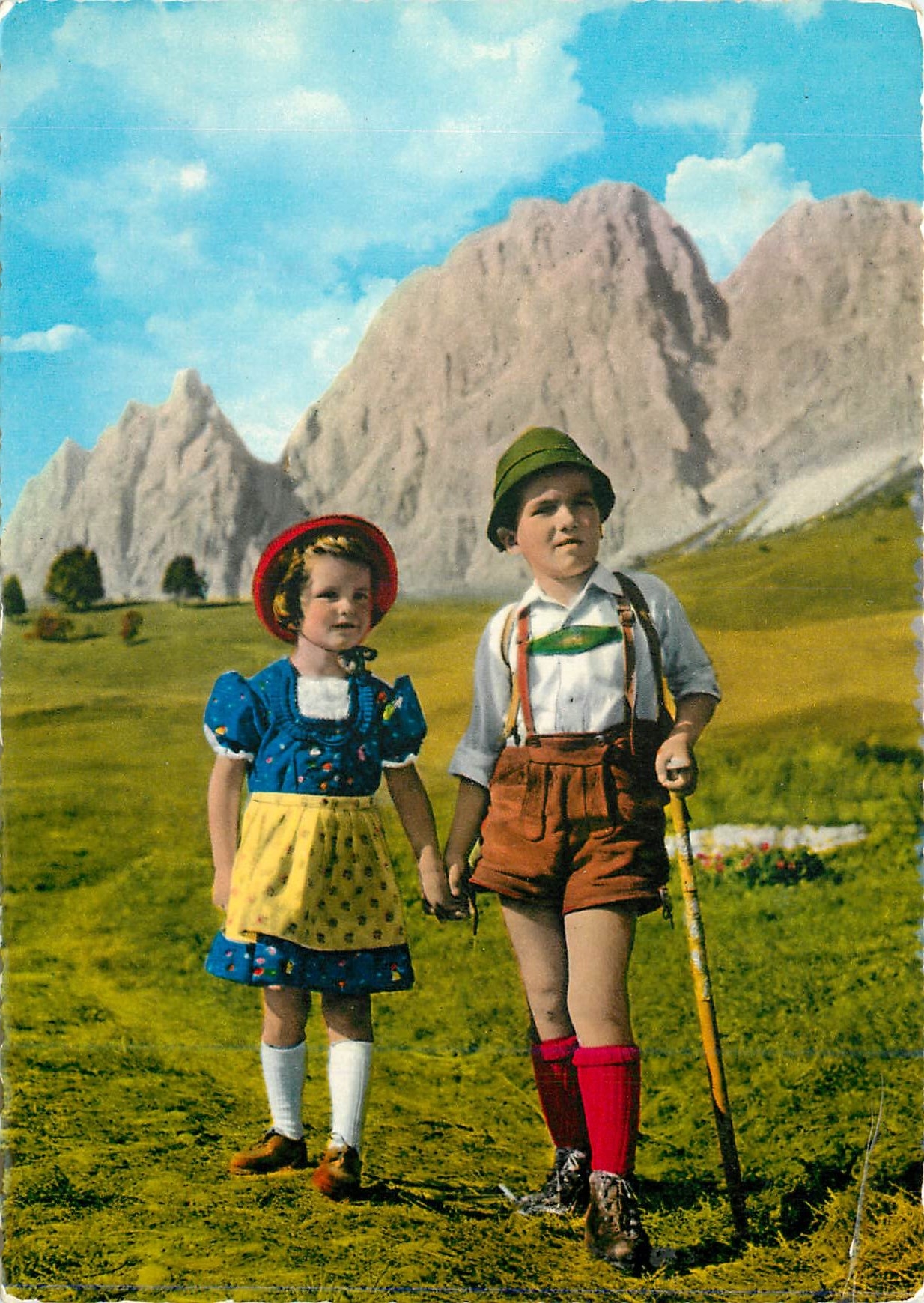 CPM Schwarzwald Enfants Folklore
