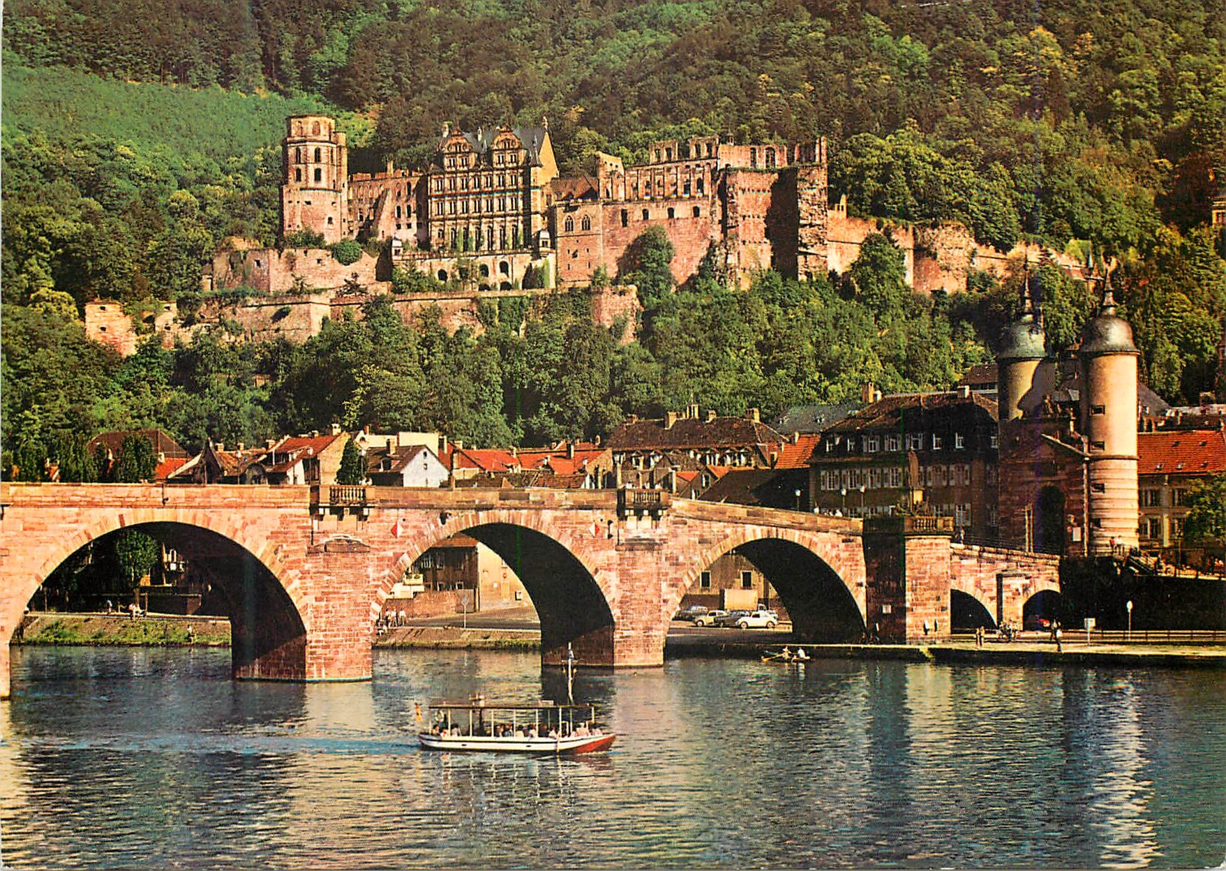 CPM Heidelberg Le Vieux Pont et le Chateau