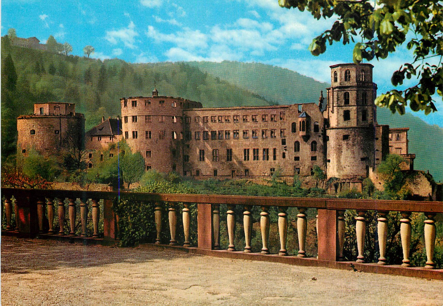 CPM Heidelberg Schlob von der Sheffelterrasse