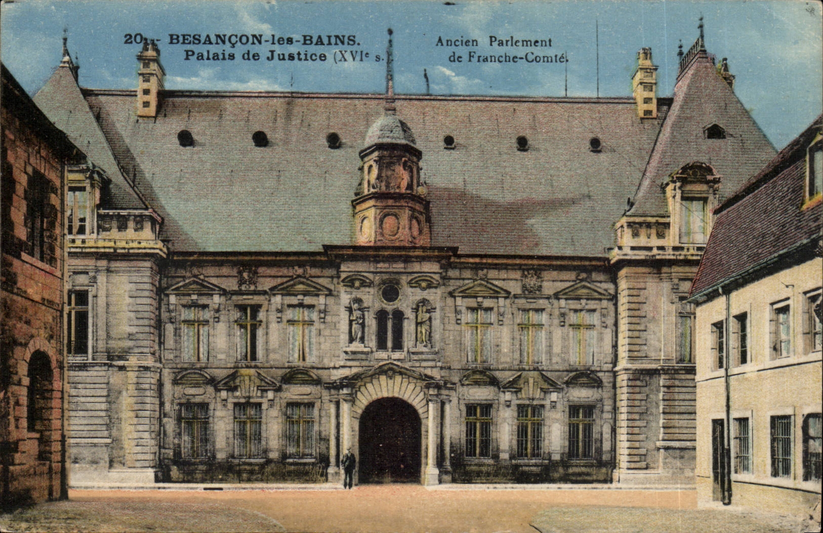 Besancon les Bains - Law courts - CPA