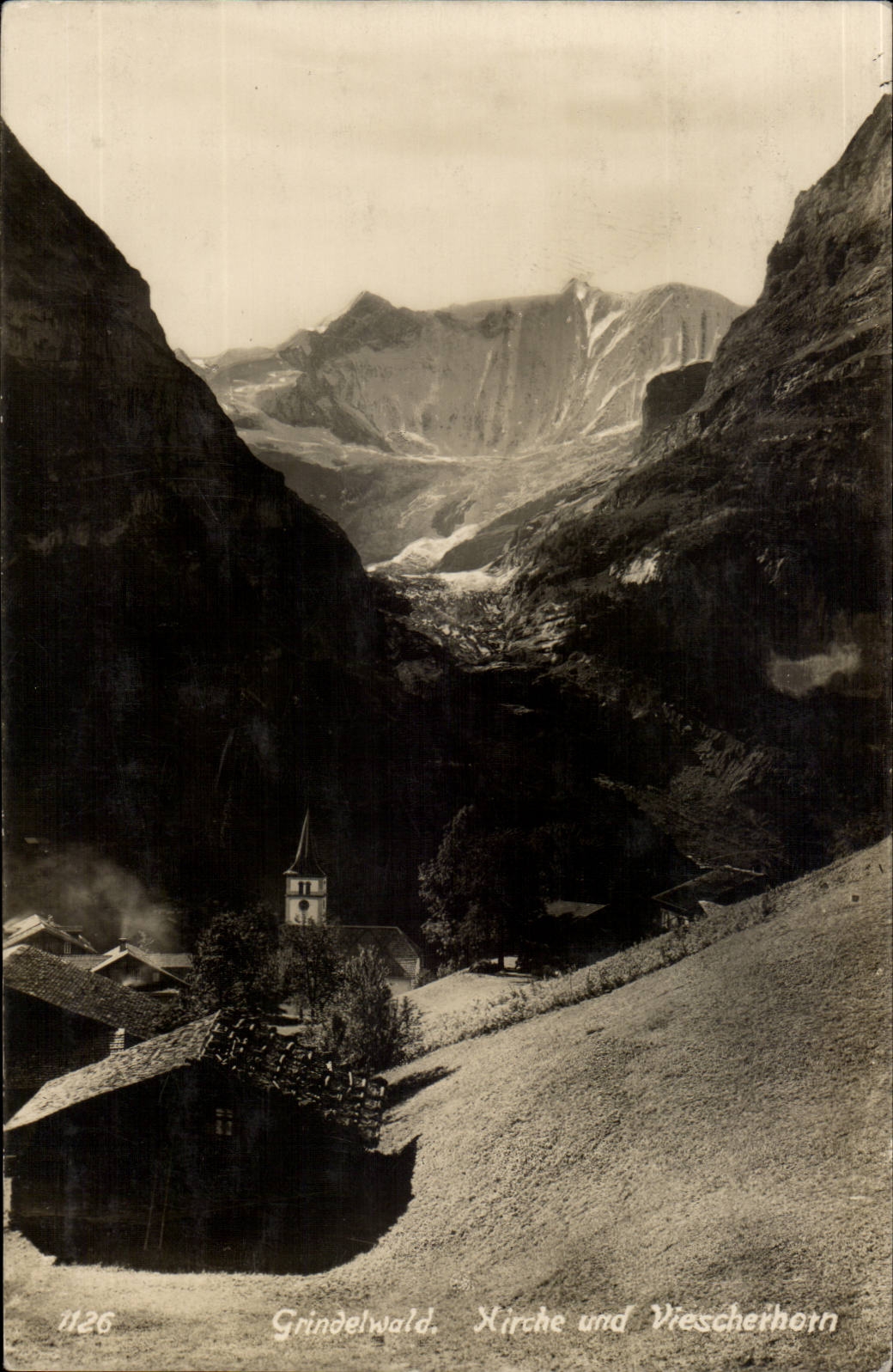 Switzerland - Grindelwald Kirsche auf Viescherhorn - CPA