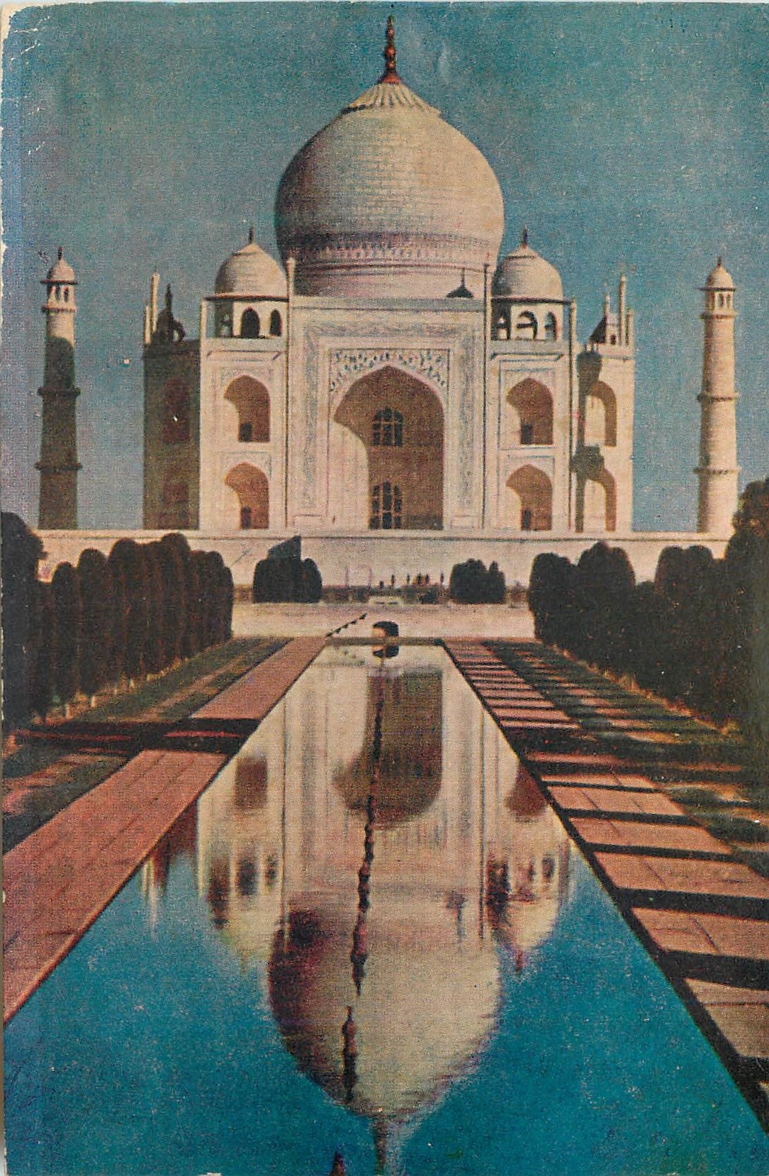 CPM Taj mahal agra reflection view