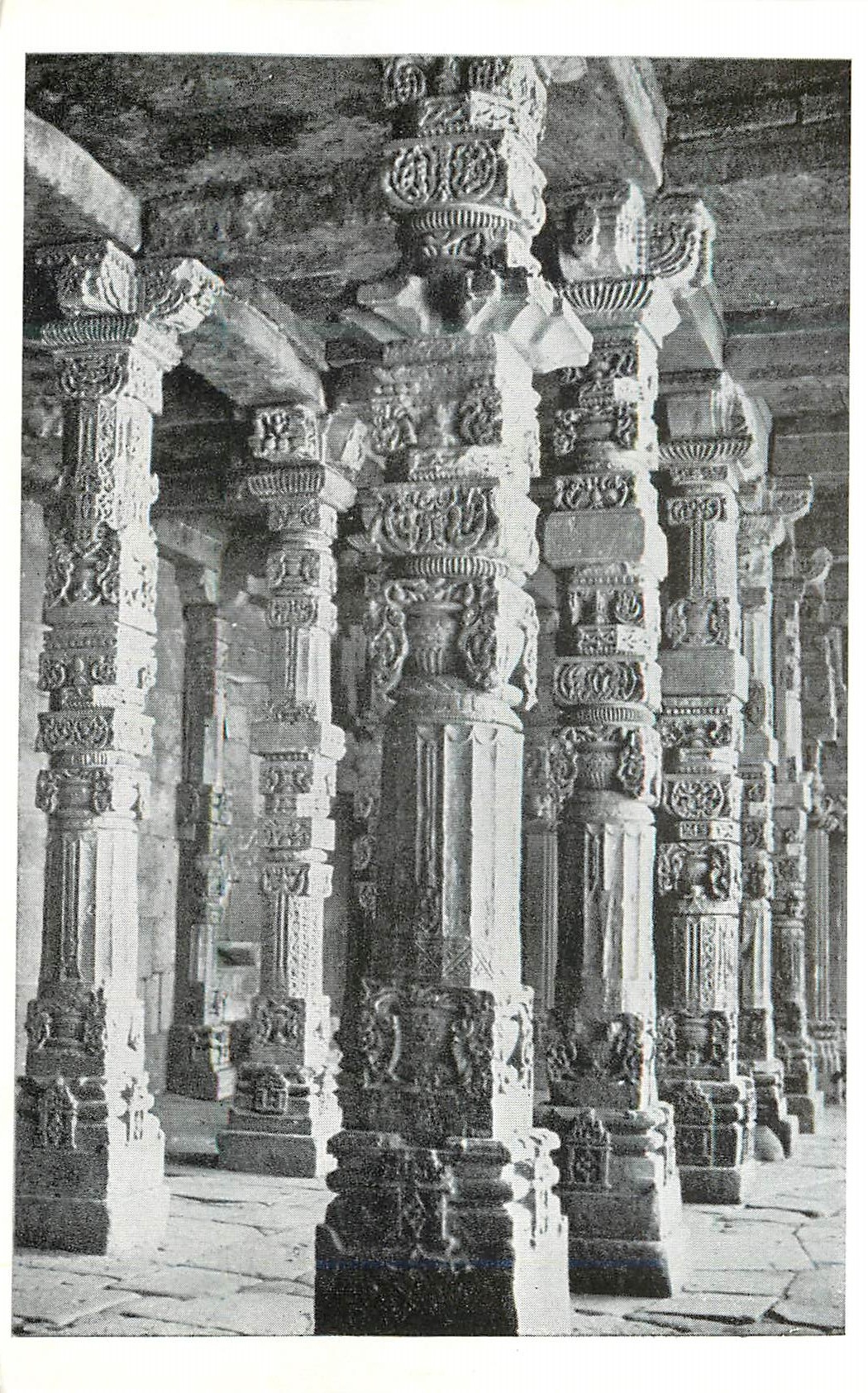 CPM Delhi pillars from quwat ul islam mosque
