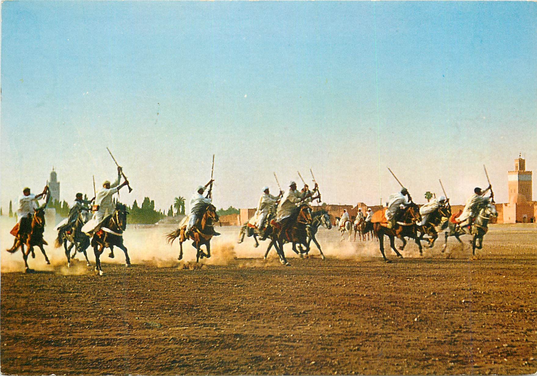 CPM la fantasia Chevaux