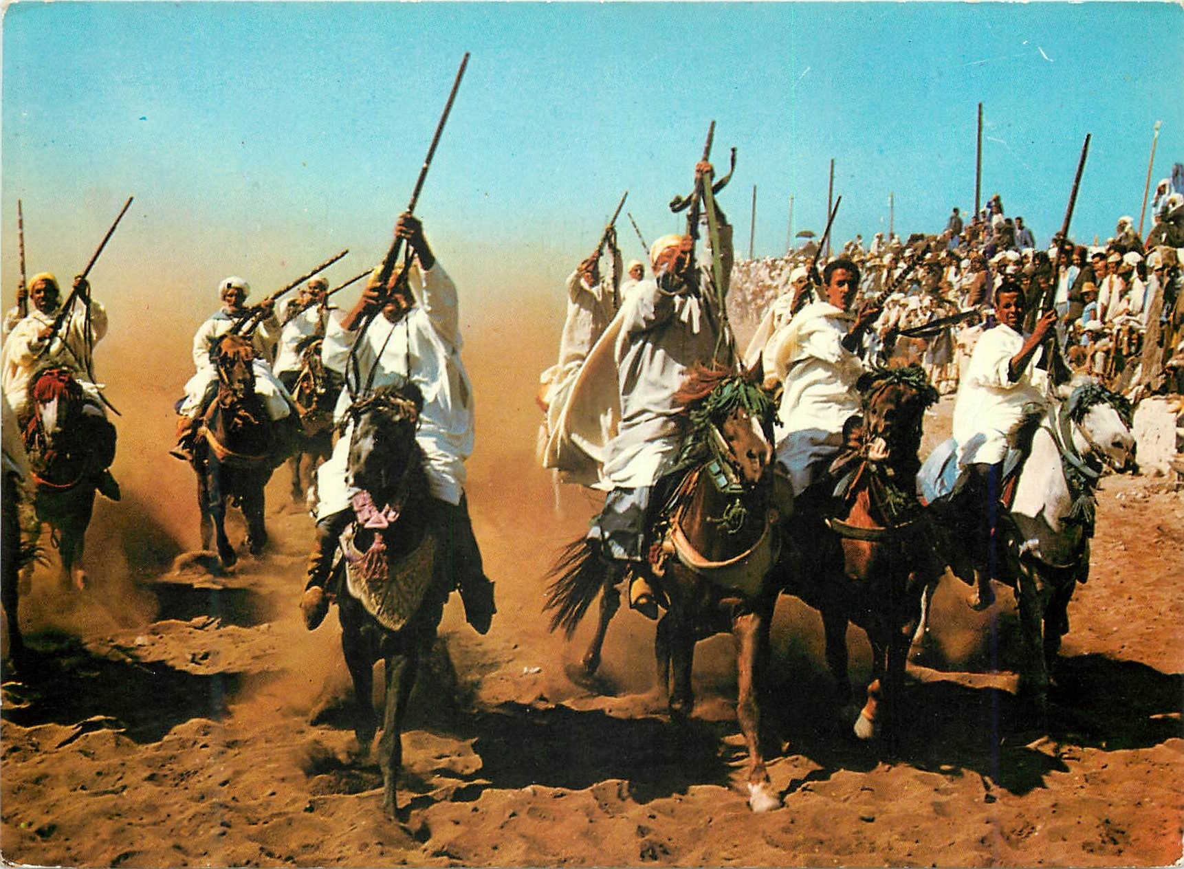 CPM Scenes et types du maroc fantasia