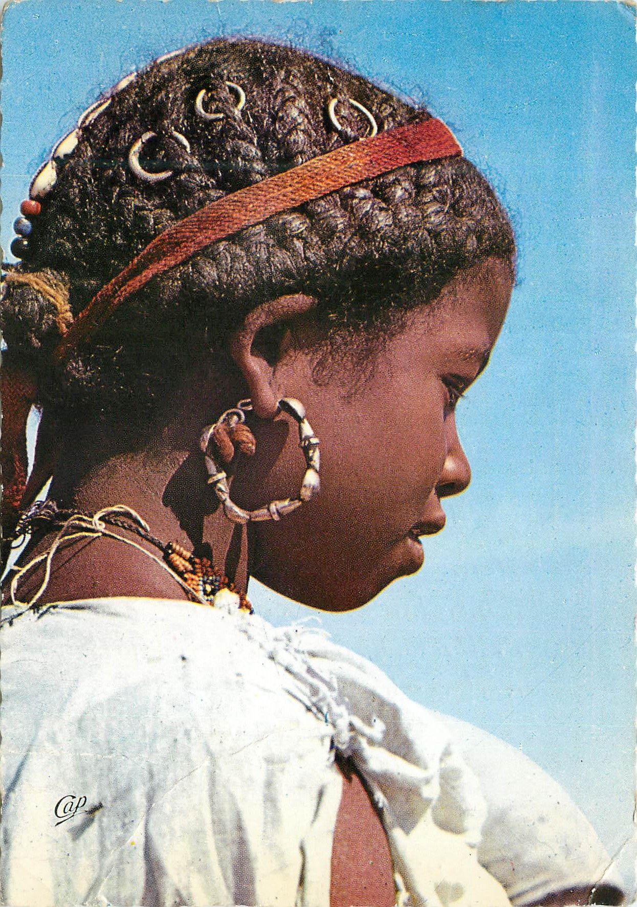CPM Le maroc en lumicolor jeune mauresque